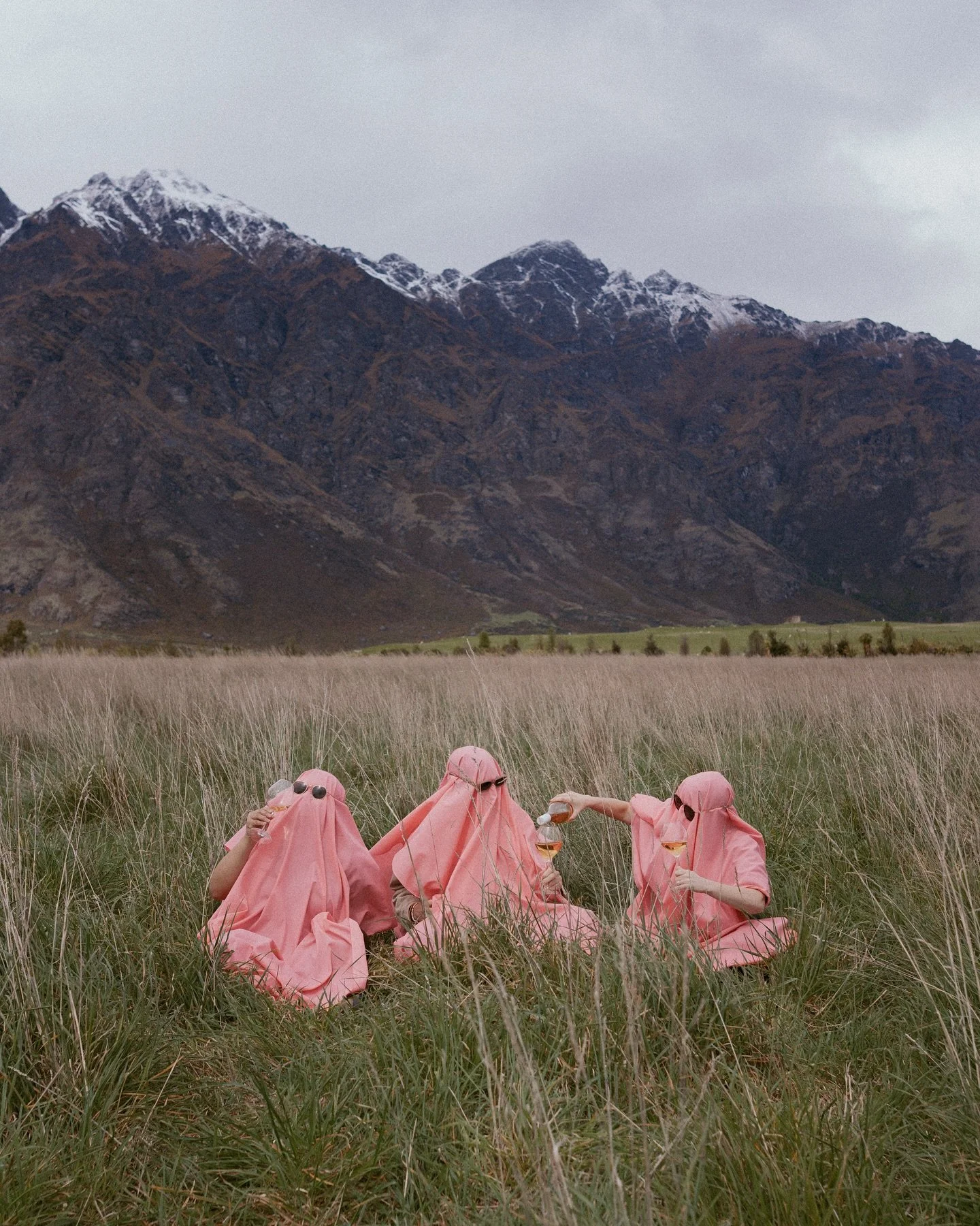 three freaky ghourls&mdash;same energy, different realms 👻