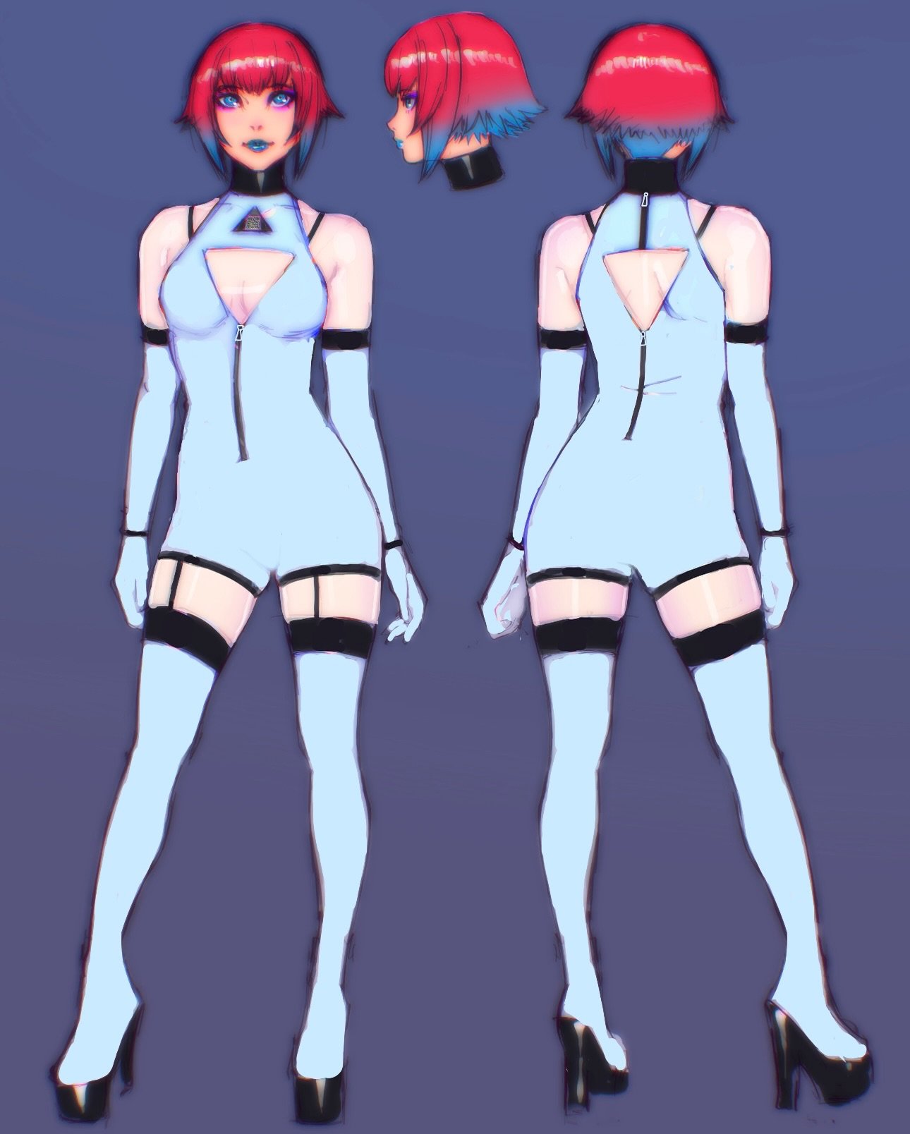 🤍My Costume Design Debut🤍
This is an costumes I&rsquo;ve had a pleasure to create for the androids (actually human models) working as a DJ &amp; bartender at the fictional bar 【FIRN】, which is a part of a Ghost in the Shell exhibition: 

( https://