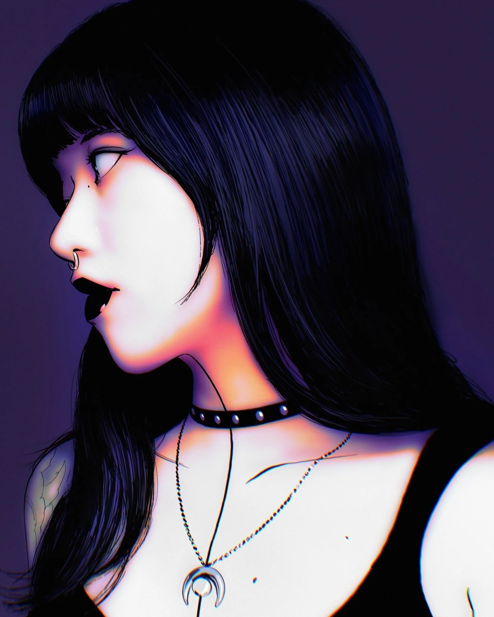 Collaboration Illustration with @a.k1.ra as a model!
Thank you!