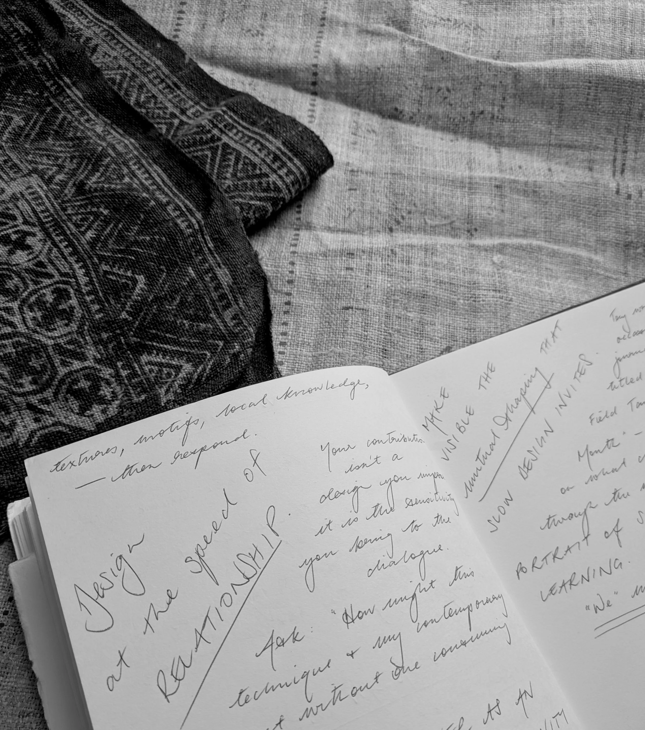 How We Source: A Slow Listening Practice