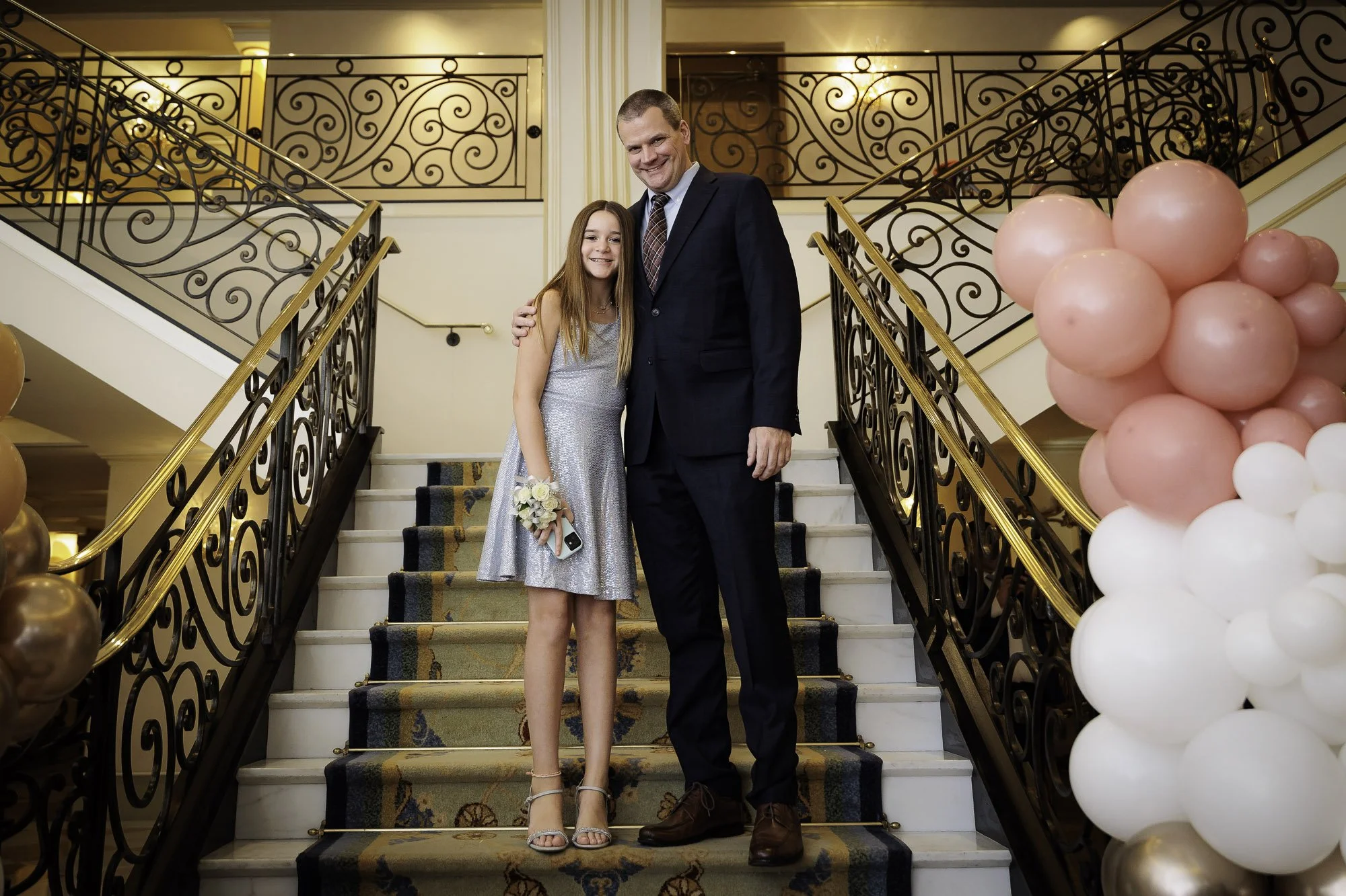 Professional event photography at father daughter celebration in Verona, NJ