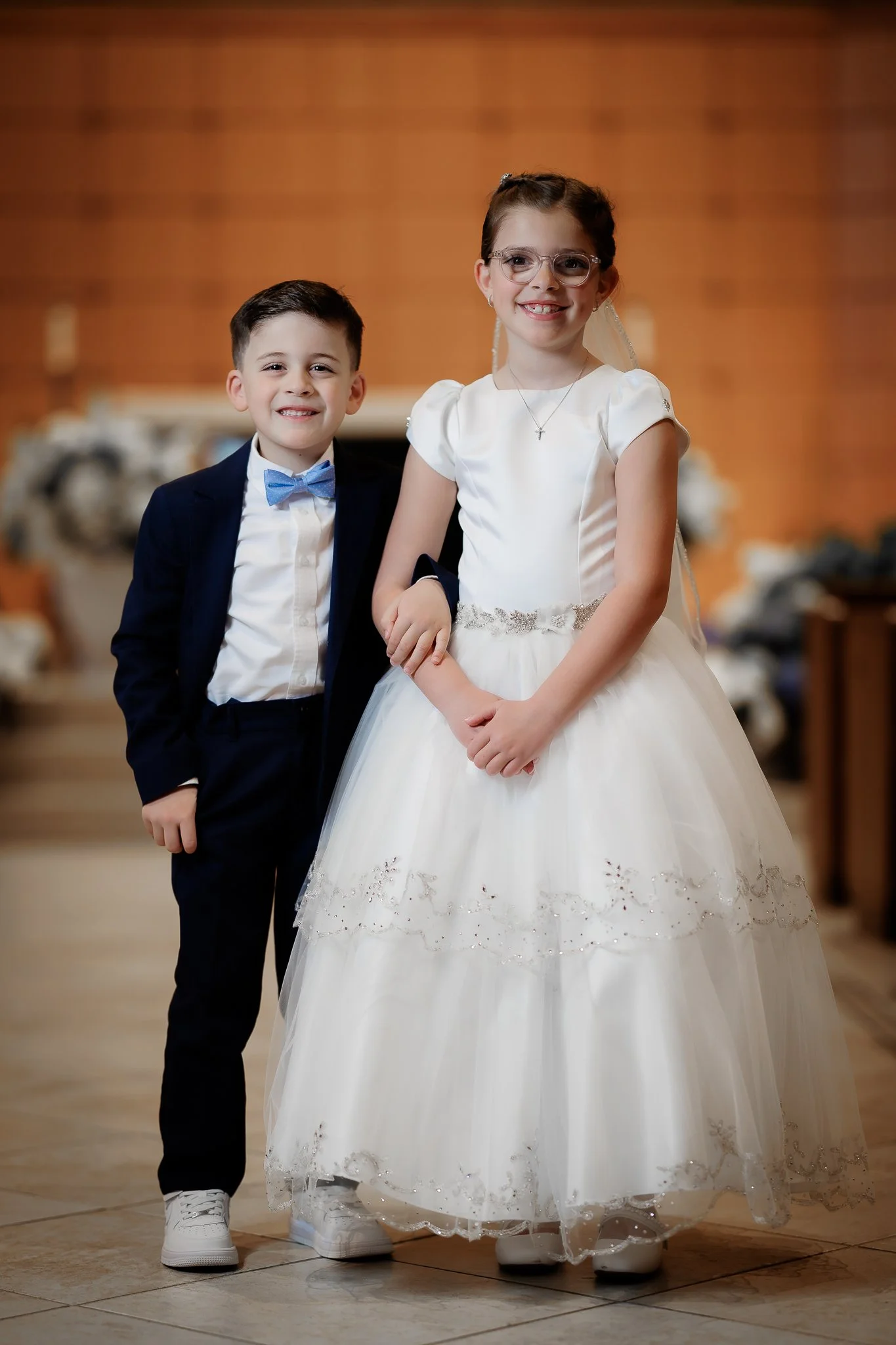 Sibling Portrait at First Communion | Verona, NJ