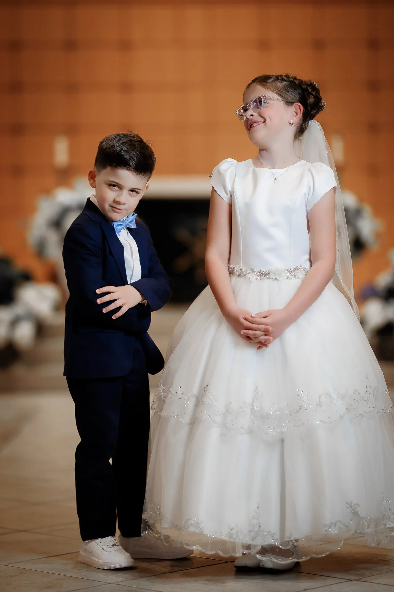 First Communion Portrait with Brother | Verona, NJ