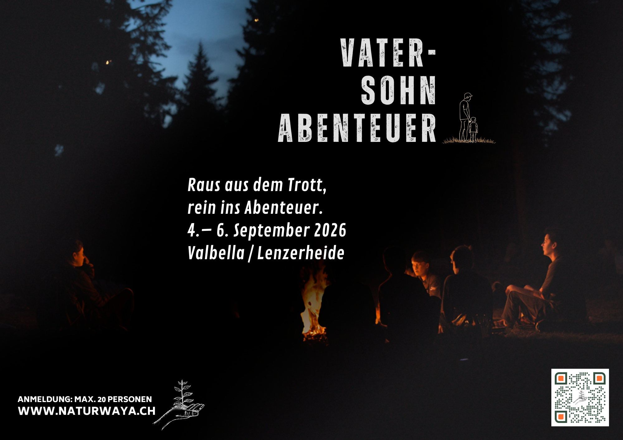 Vater-Sohn Natur- und Abenteuerwochenende