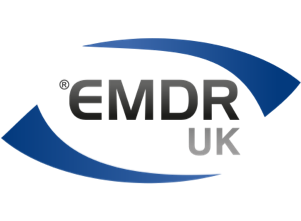 EMDR (Eye movement desensitisation and reprocessing) UK registered logo