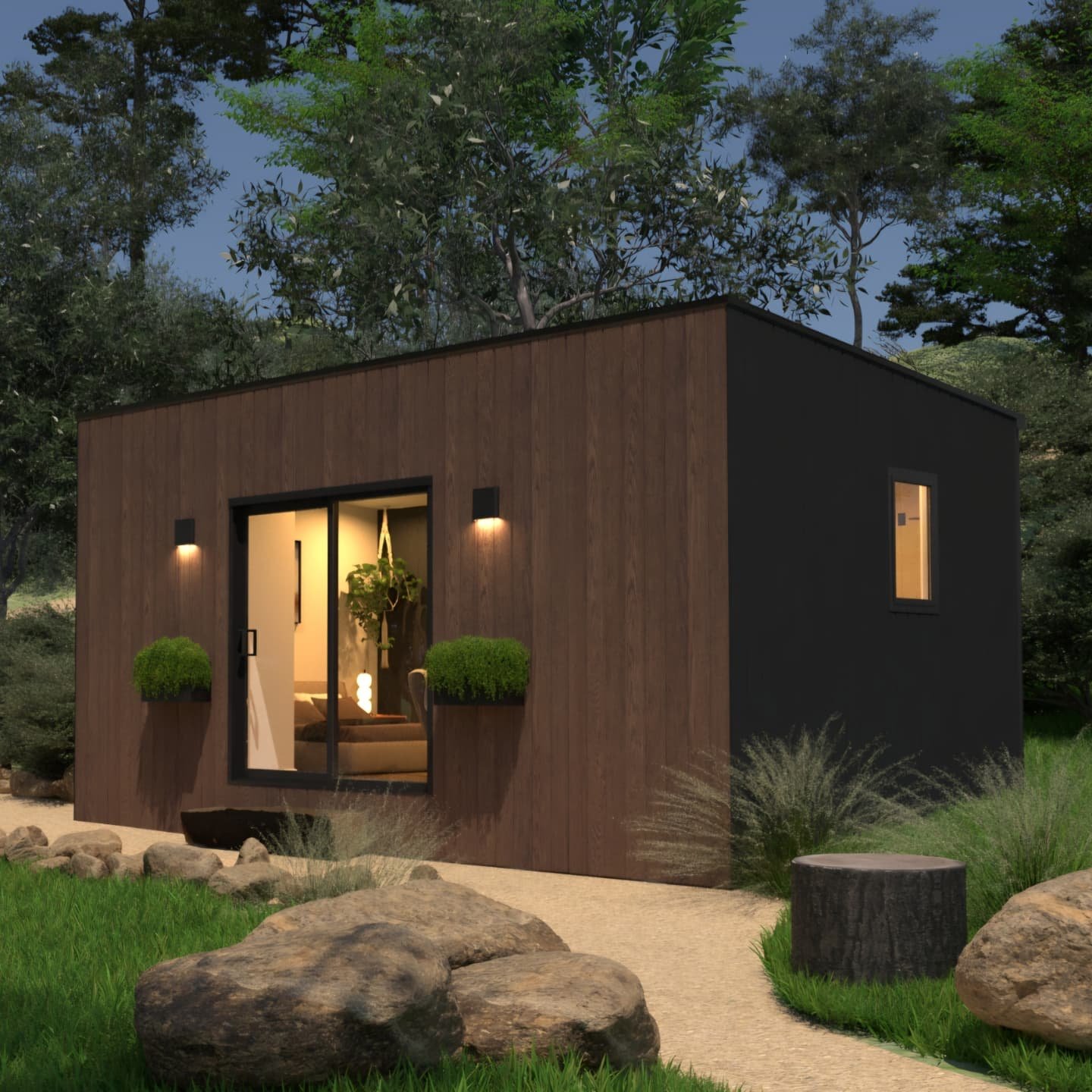 Introducing Studio 6400 - the "middle child" of the Mods On The Move range. This gorgeous Mod is small enough to fit in your backyard but spacious enough to live life to its fullest.
This is the design we are currently building and will h
