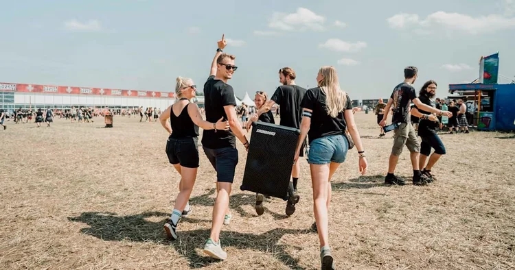Festivalpladsen på Jelling Festival
