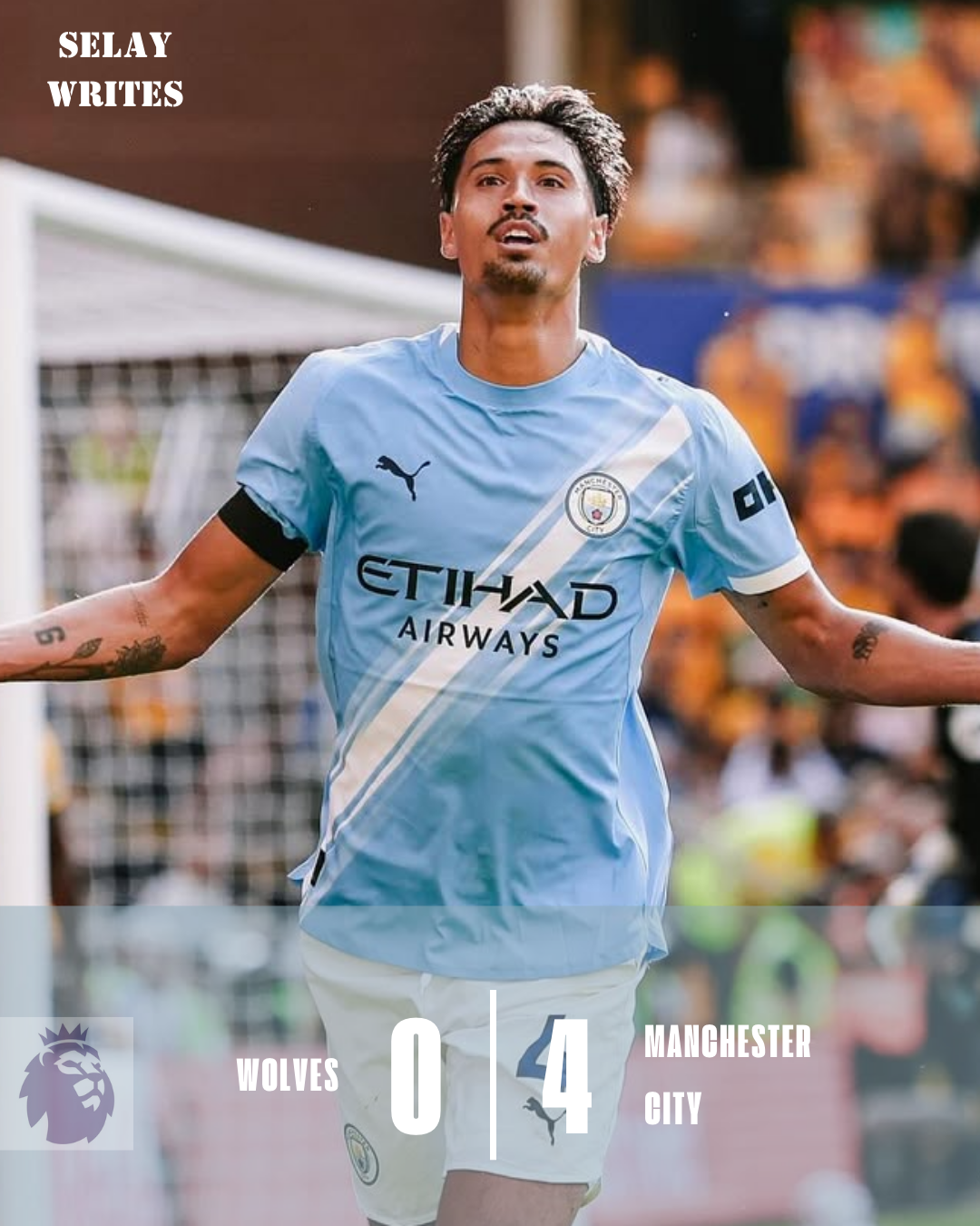 Premier League 2025/26 Matchweek 1 - Wolves vs Manchester City