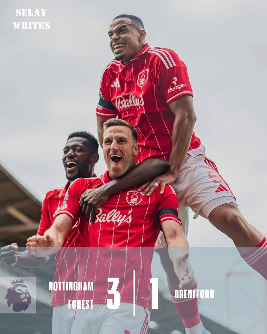 Premier League 2025/26 Matchweek 1 - Nottingham Forest vs Brentford