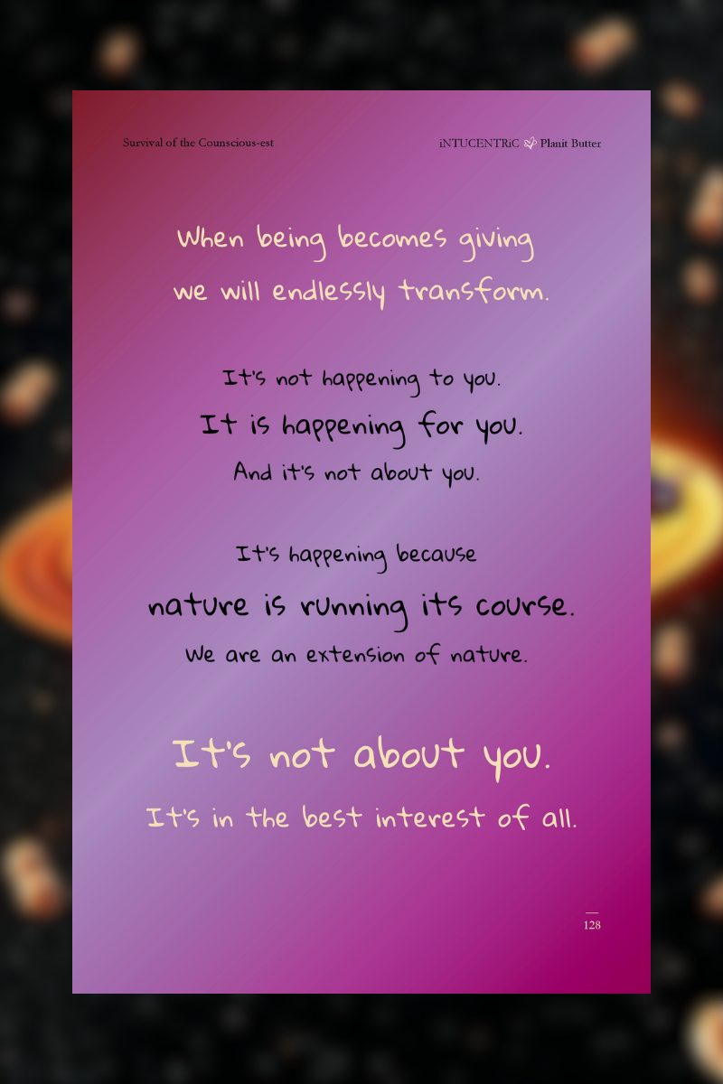 It's Still Not About You