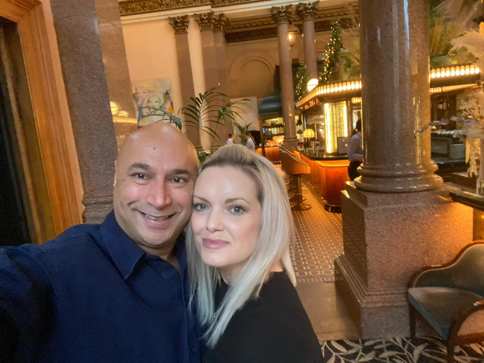 Harjinder and Anna Atwal, founders of Singh Street Cha