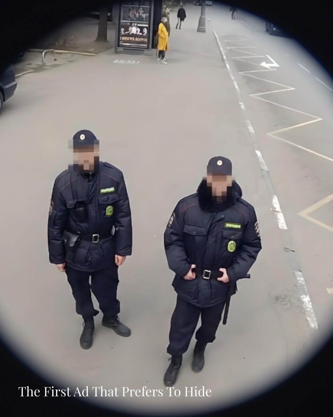 The first ad that prefers to hide, innovative guerilla campaign by Global Creative Director Evgenii Shiniaev