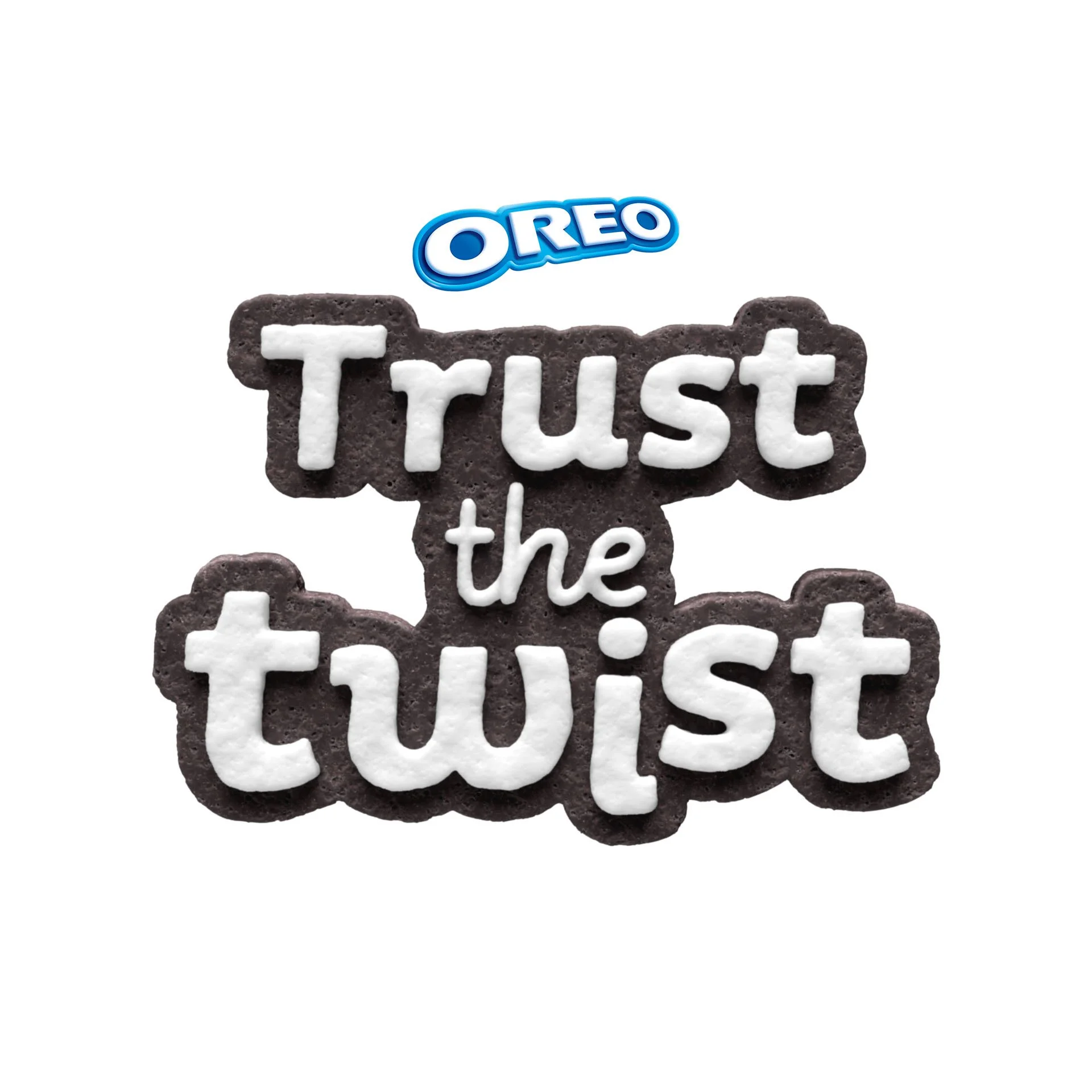 Oreo – Trust The Twist - award winning campaign logotype(Cannes Lions Silver and Bronze, LIA awards, Clios and Eurobest)). Creative leadereship by Global Creative Director Evgenii Shiniaev