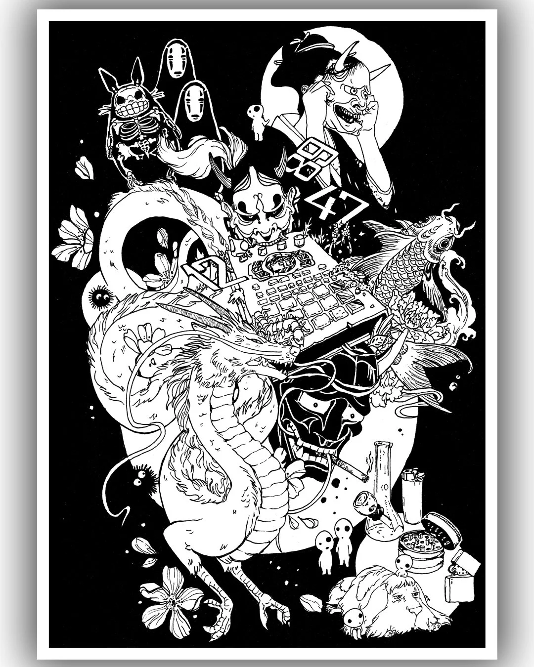 Chinsaku custom artwork