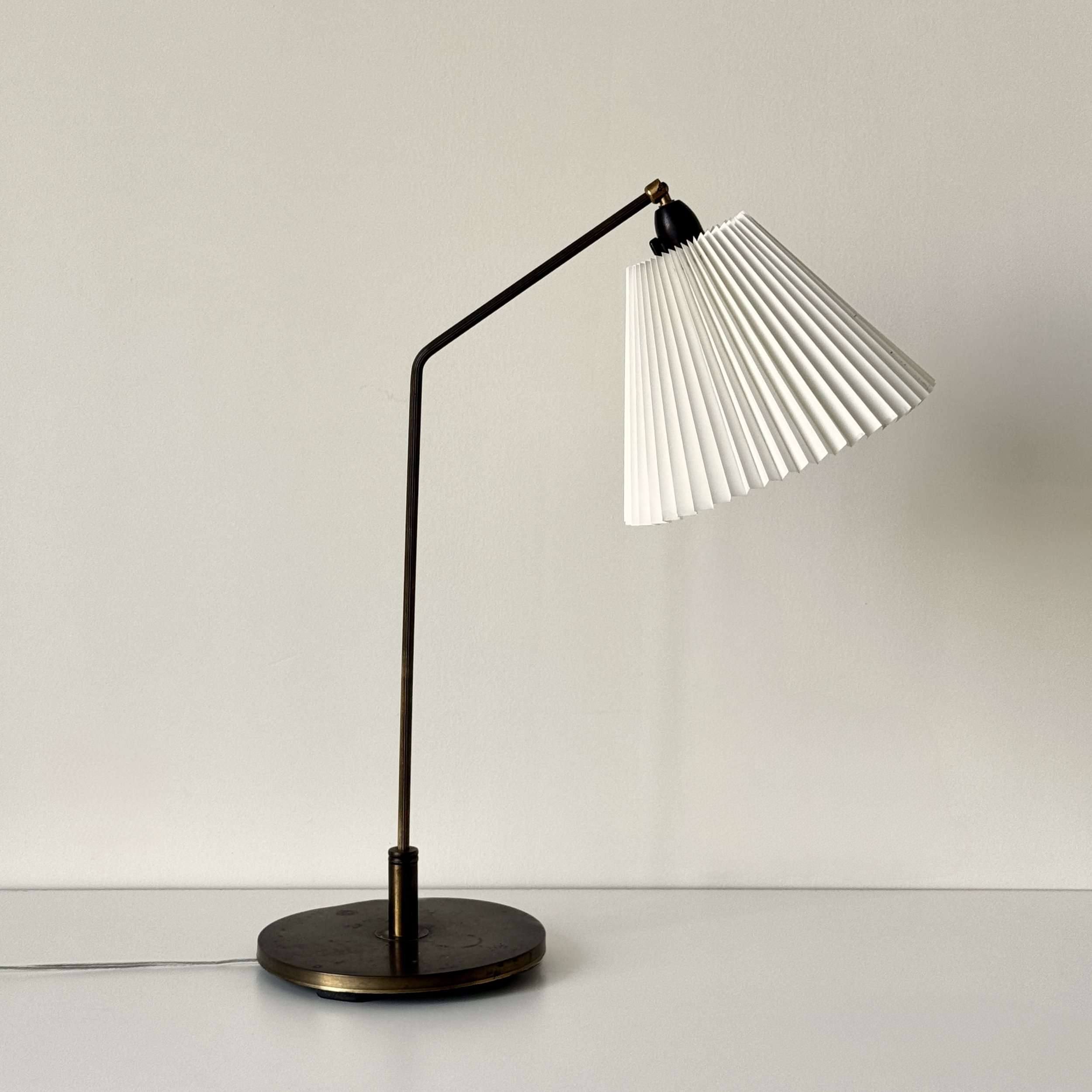Table lamp, probably produced in Denmark, mid-20th century