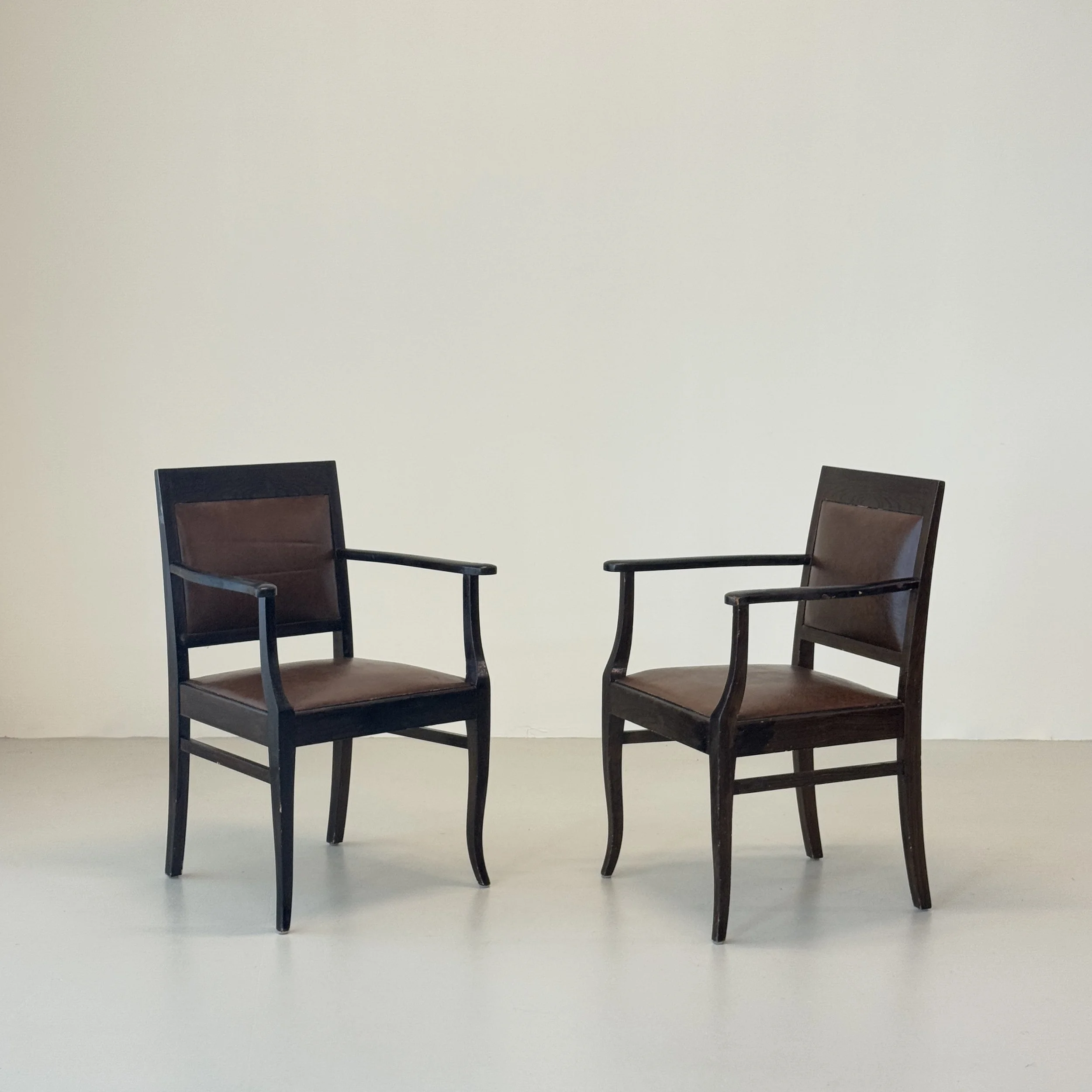 Pair of armchairs, 20th century