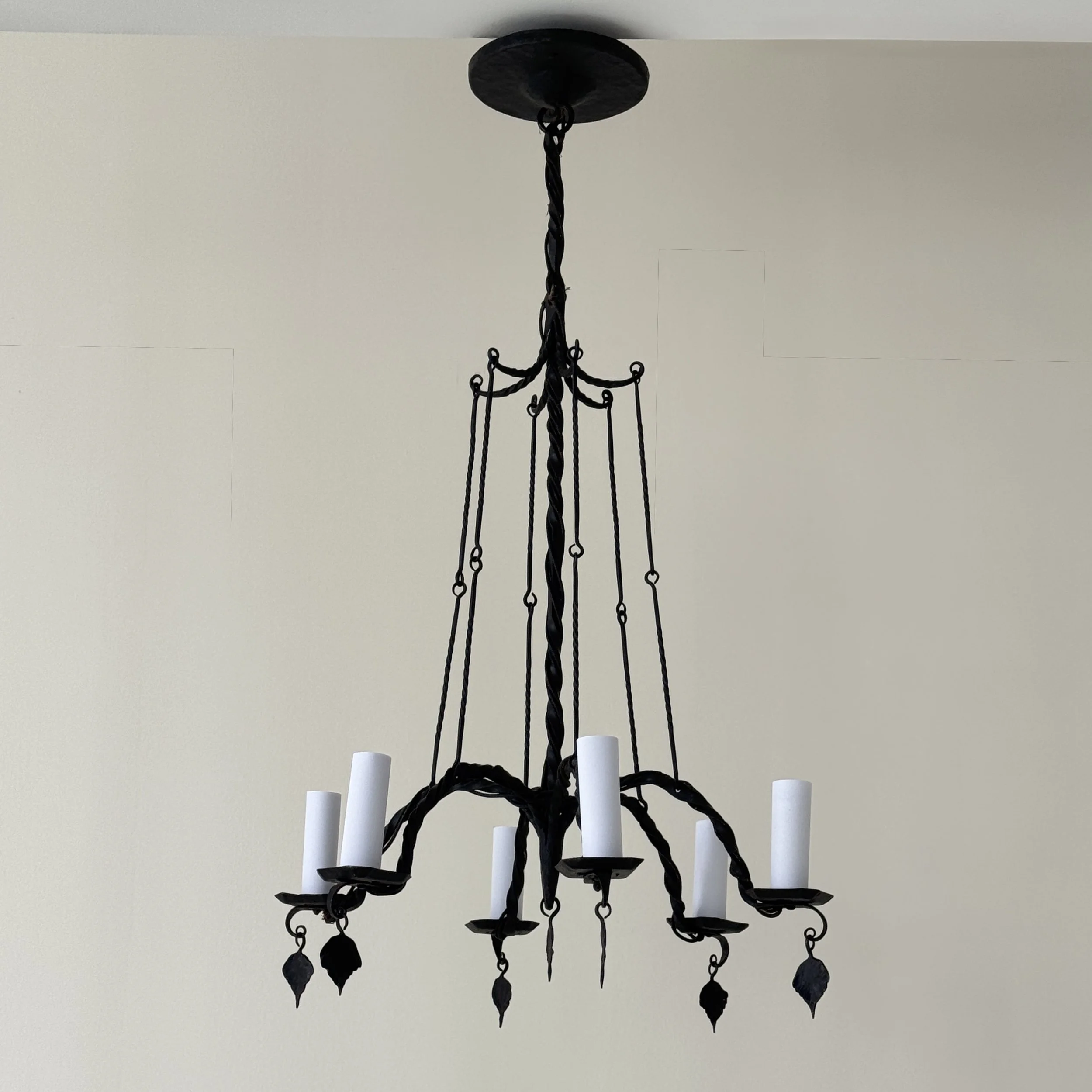 Chandelier, probably produced in Sweden, early 20th century