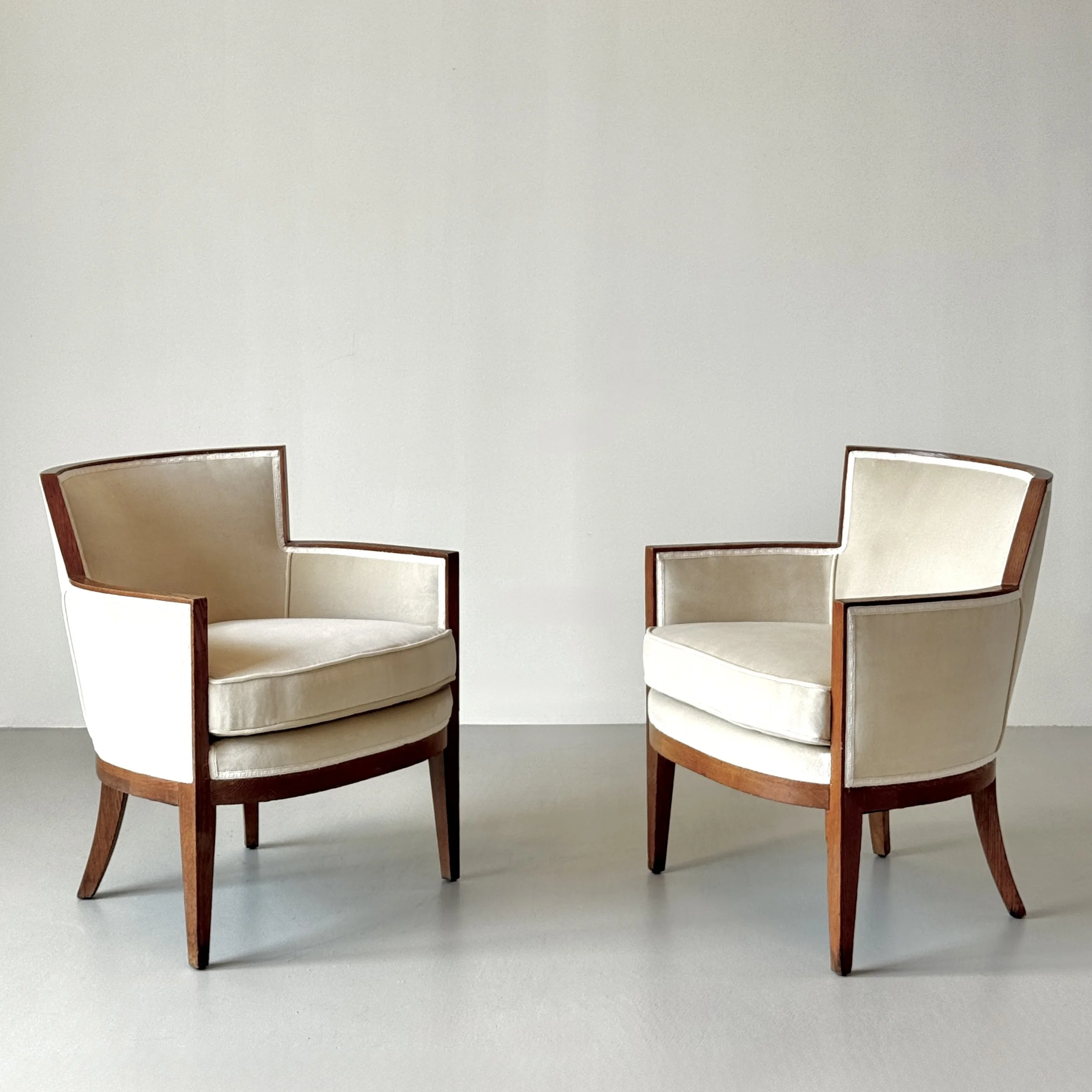 Pair of armchairs, 1940s