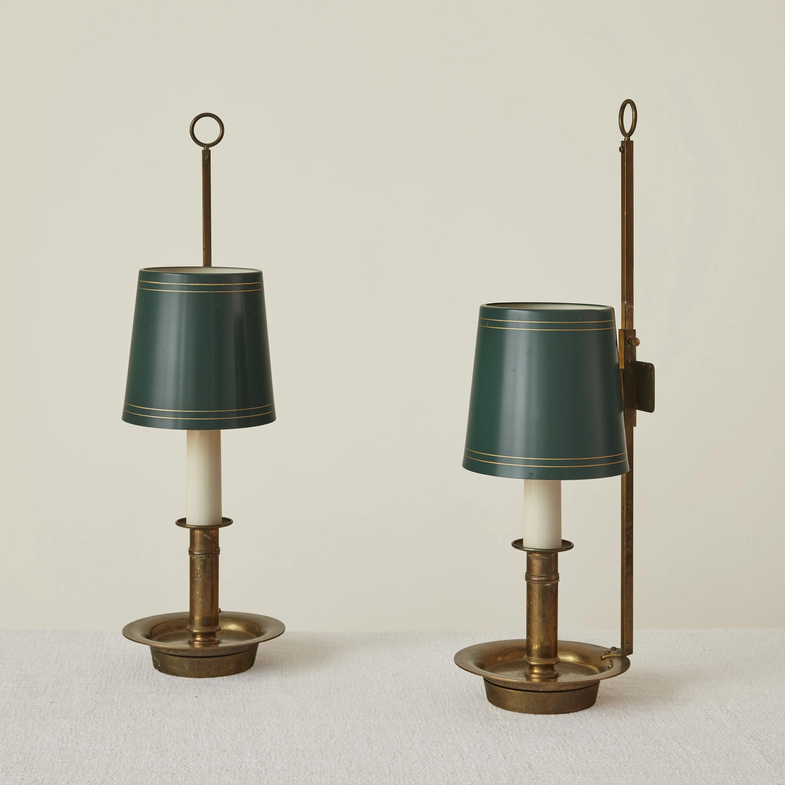 Th. Valentiner, pair of adjustable table lamps / wall lights, model no. THV 1165, 1950s