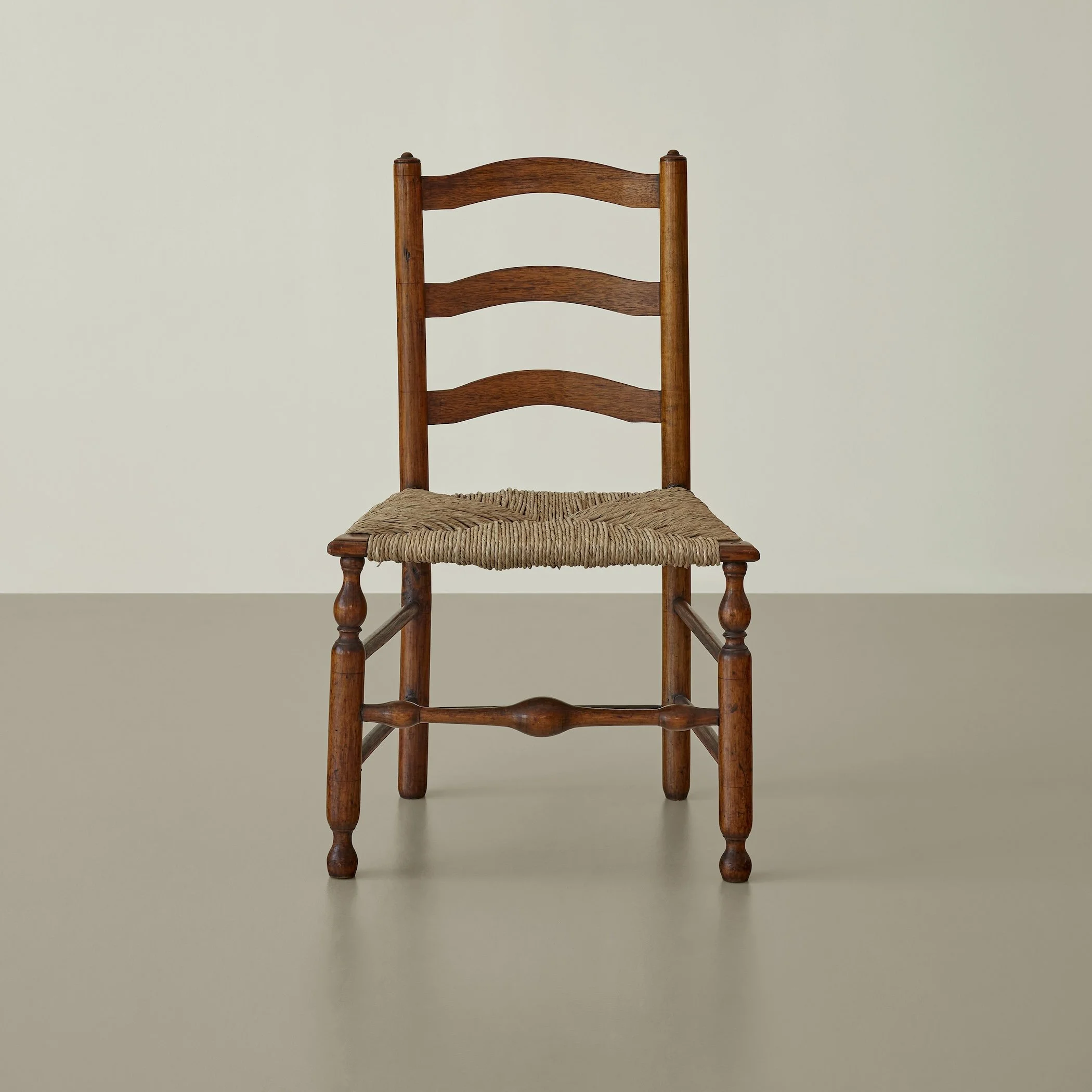 American ladder-back side chair, mid-late 18th century