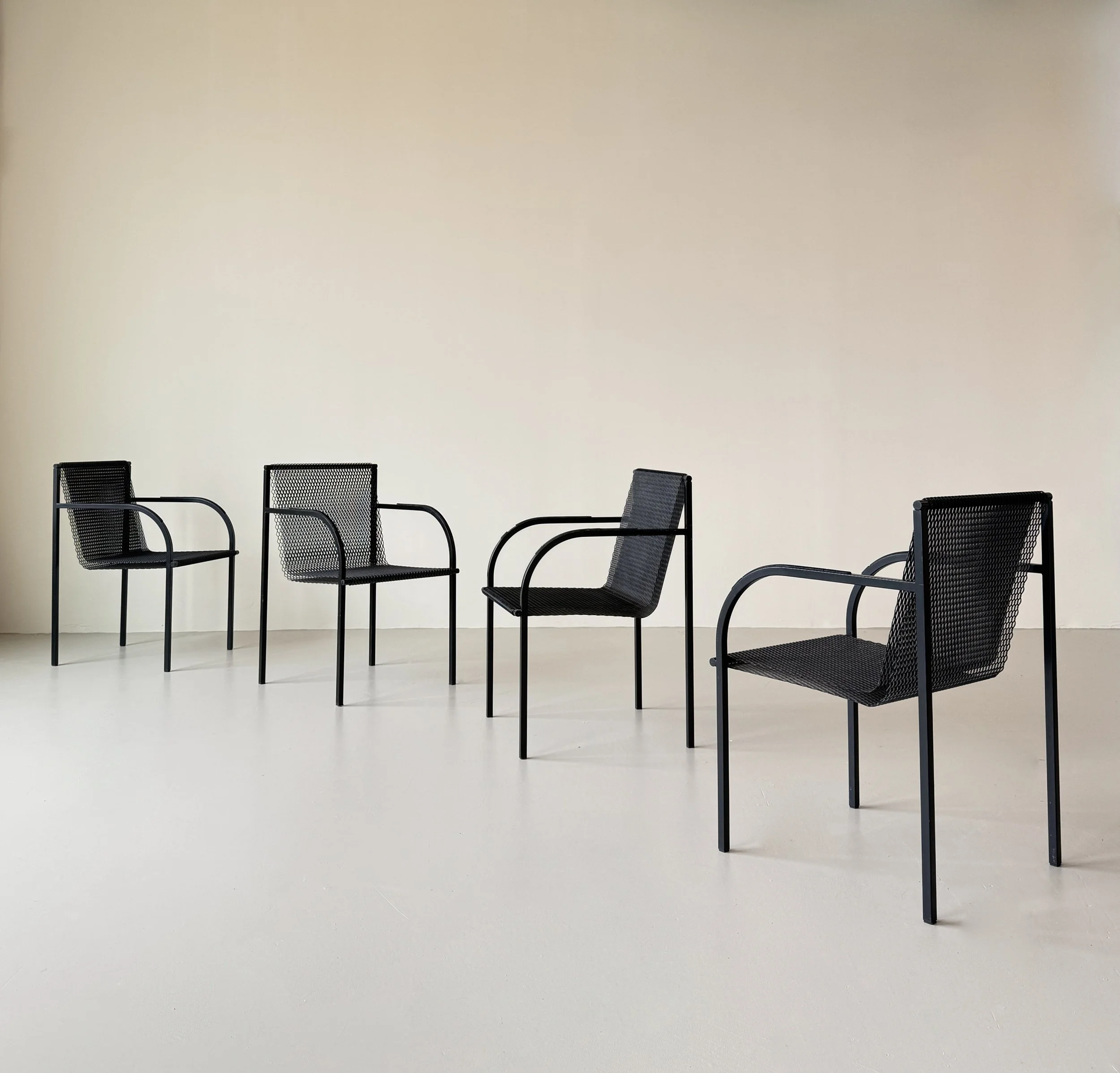 Shiro Kuramata, armchairs, model no. R401, designed 1982