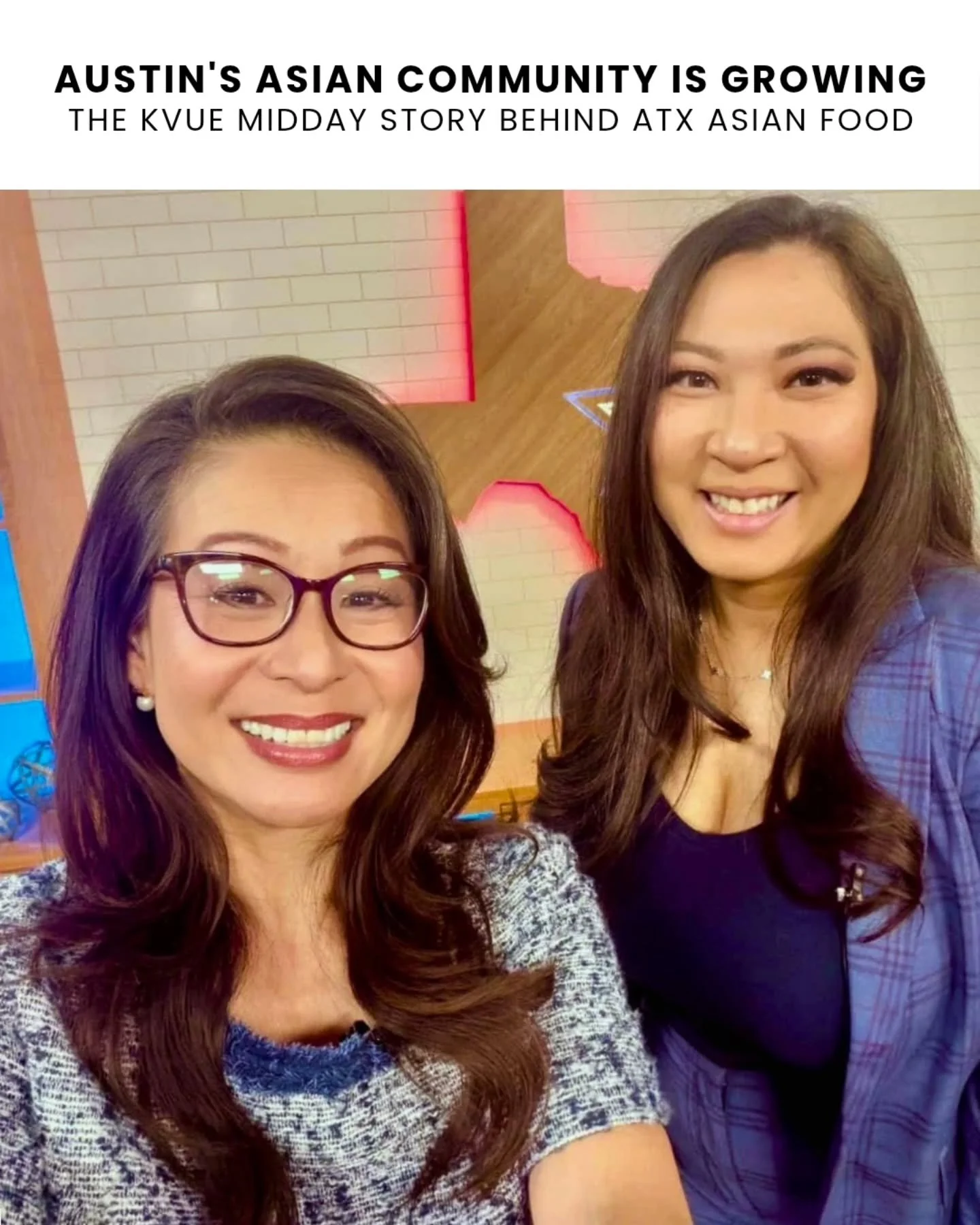 I recently had the opportunity to be interviewed by @jennil_kvue of @kvuenews Midday about the community work I've been doing through Austin Asian Food. 

What many people see are the restaurant visits, reviews, and food recommendations. What they ma