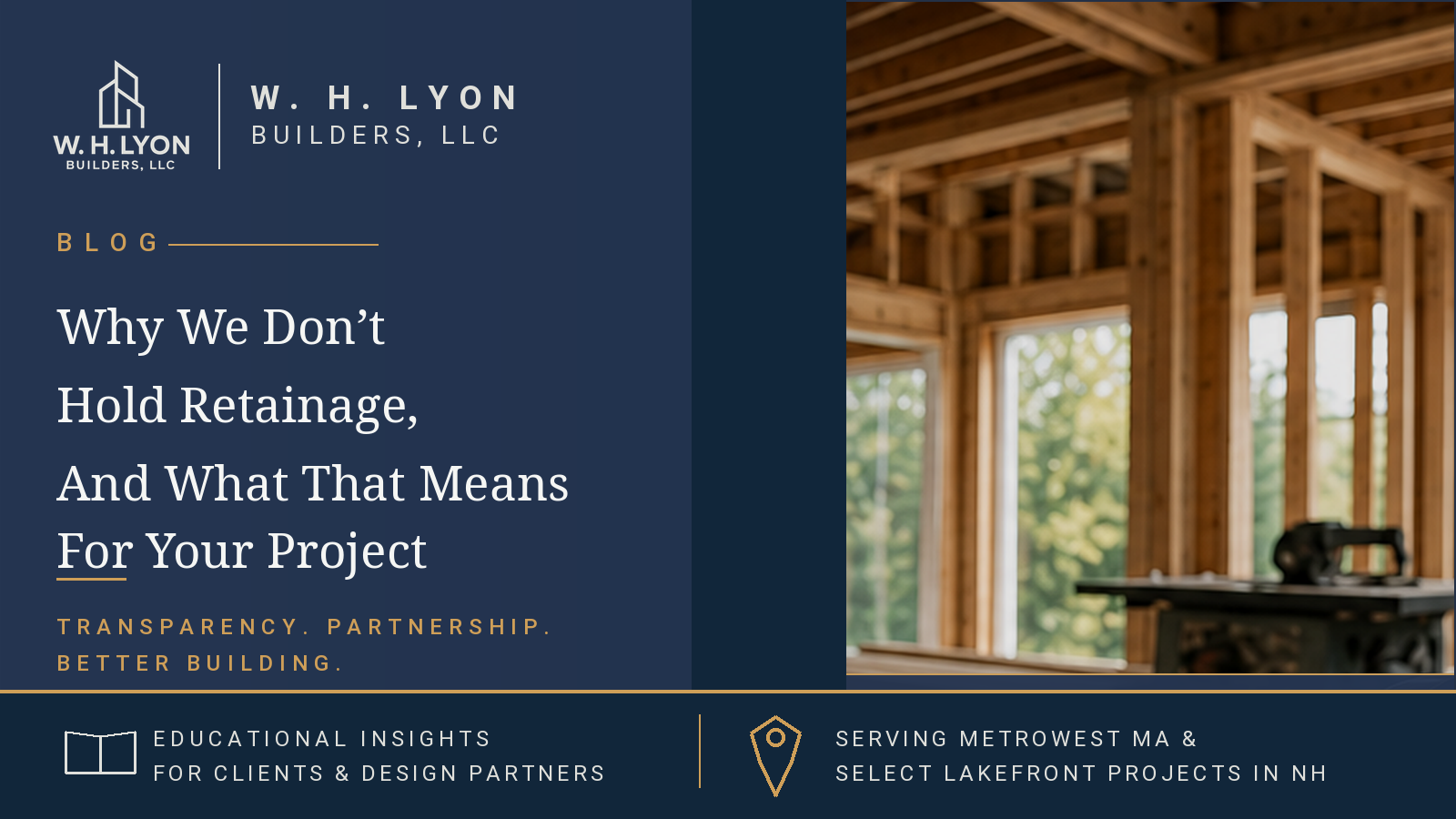 Why We Don't Hold Retainage, And What That Means for Your Project