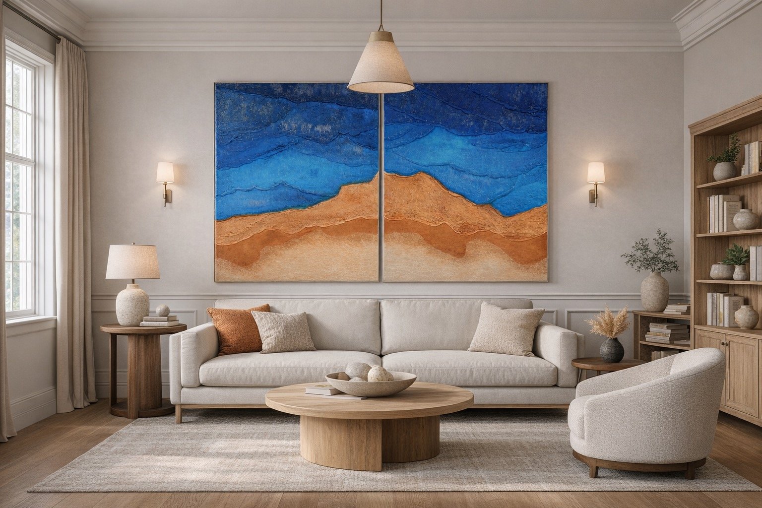 Mosaïque marine - Diptyque Mer & Textures