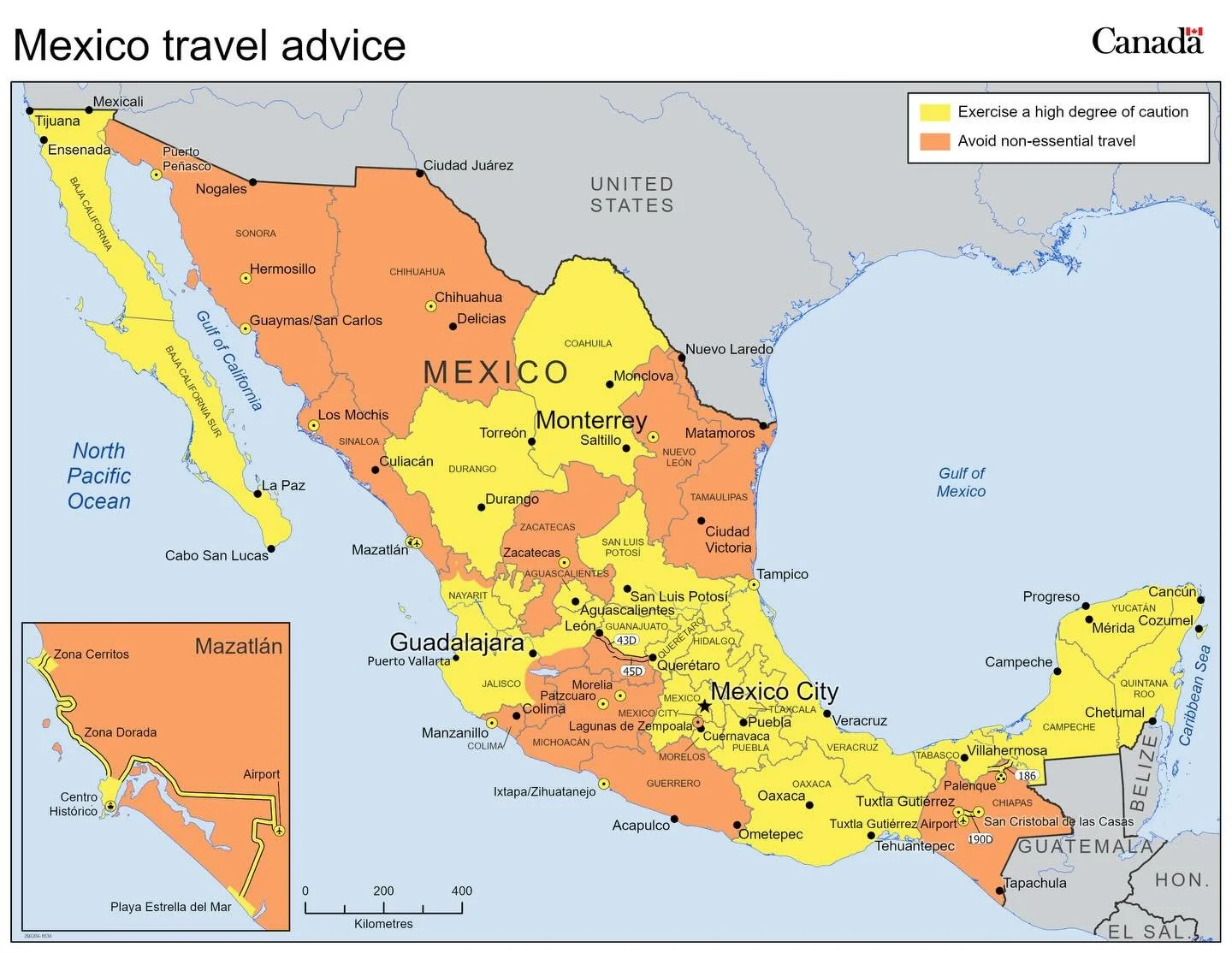 To Canadians who are in Puerto Vallarta, Mexico and area, please review these resources:

The federal government is asking you to immediately register with Global Affairs Canada through the Registration of Canadians Abroad. This service can provide d