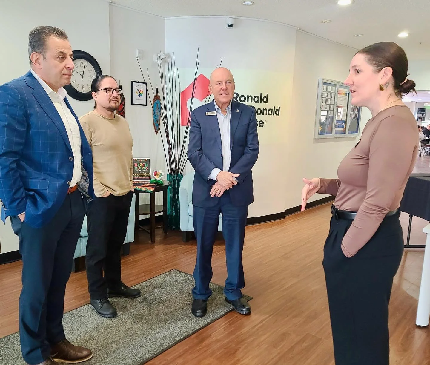 Amazing tour today of Ronald McDonald House in Edmonton with my Conservative MP colleagues Billy Morin and Ziad Aboultaif. It was inspiring to learn more about the incredible work they do to give a home-away-from-home for families of seriously ill ho