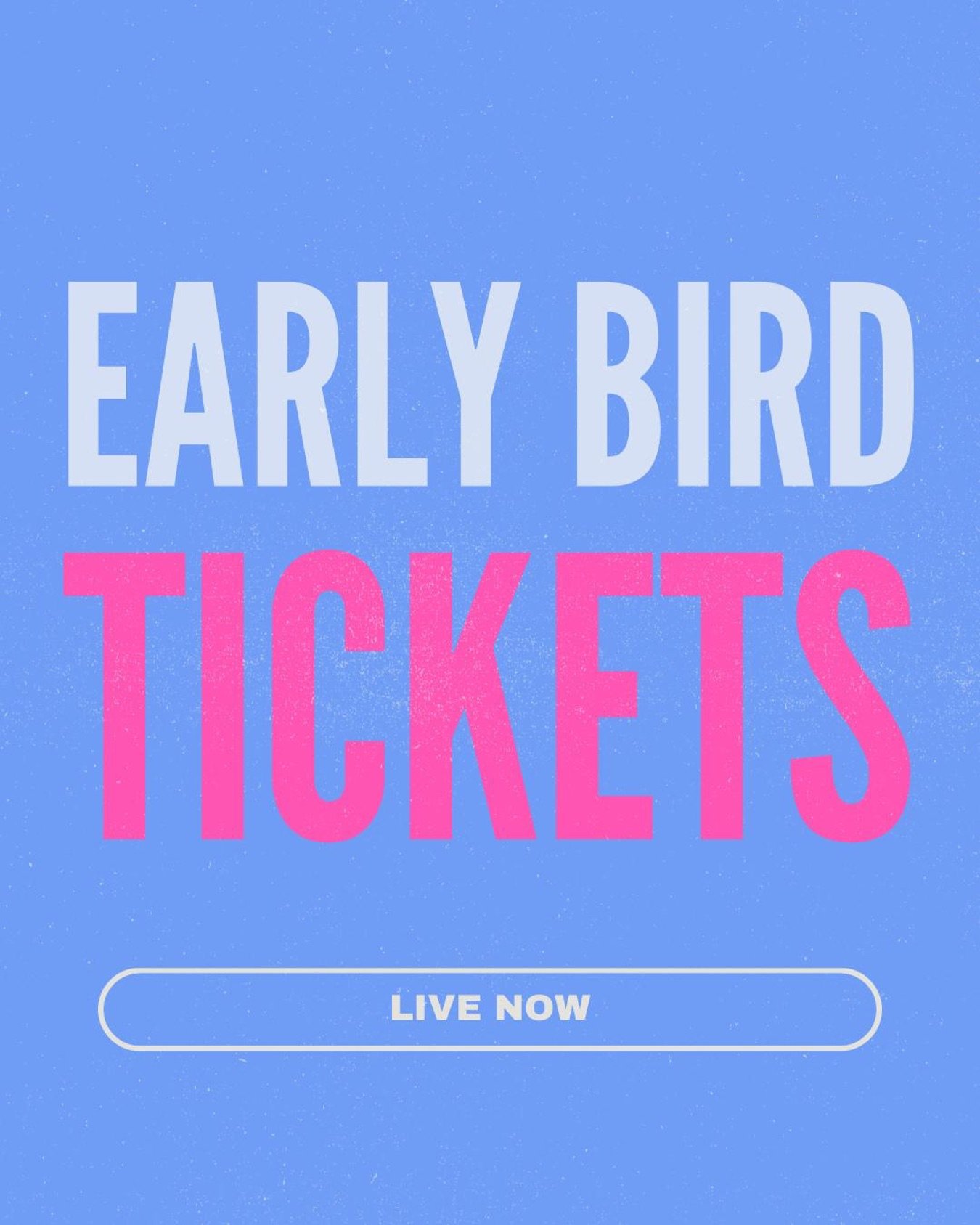 EARLY BIRD TICKETS ON SALE NOW!!🎉

🙌Via de prachtige VERNIEUWDE website kun jij vanaf NU je ticket scoren!👀 Ennn net als met noodgevallen, EERST je eigen ticket fixen, dan al je beste vrienden en vriendinnen ZO SNEL MOGELIJK naar de site sturen!🚨