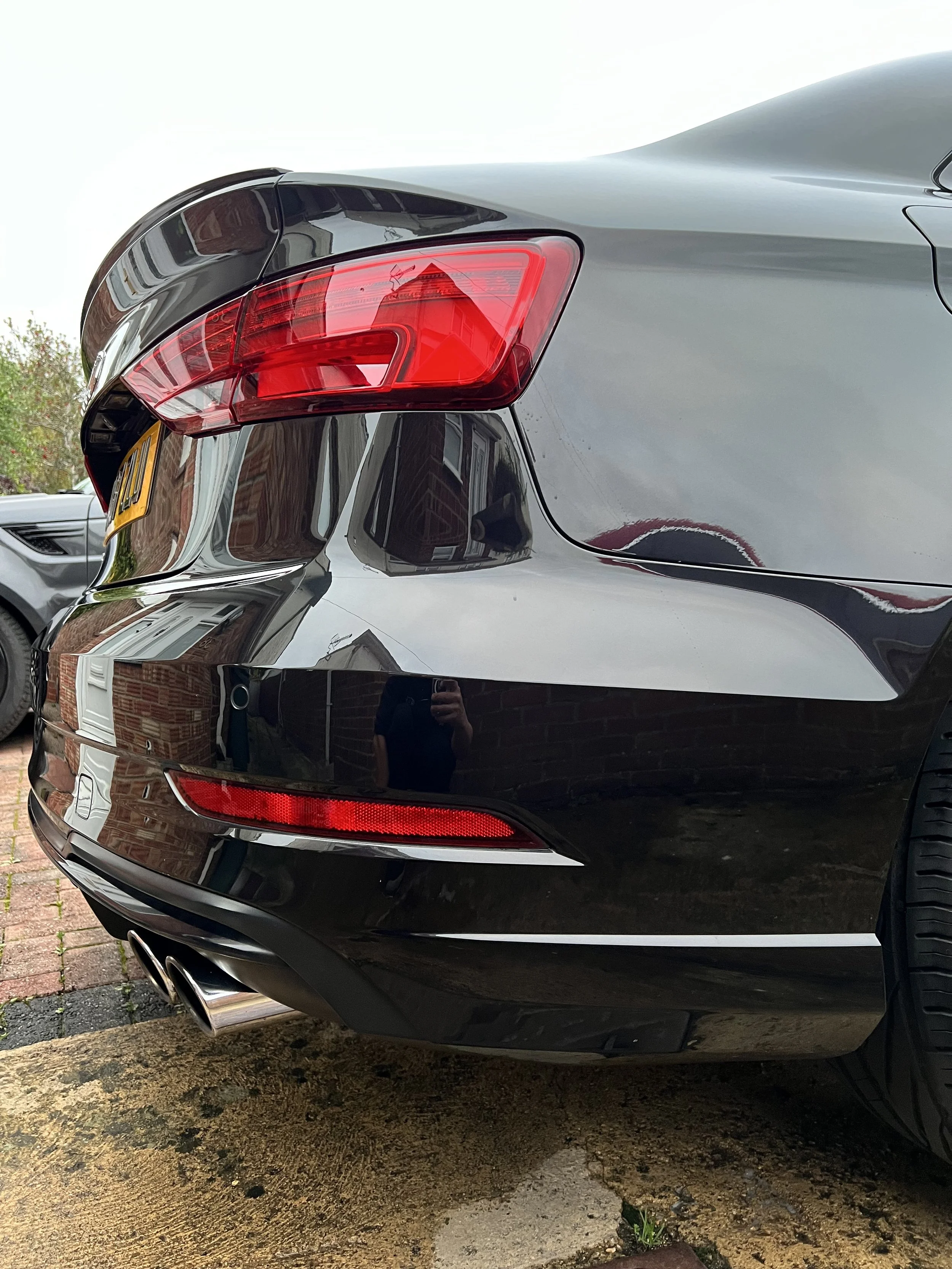 Audi car after full valet and detail and ceramic coating.