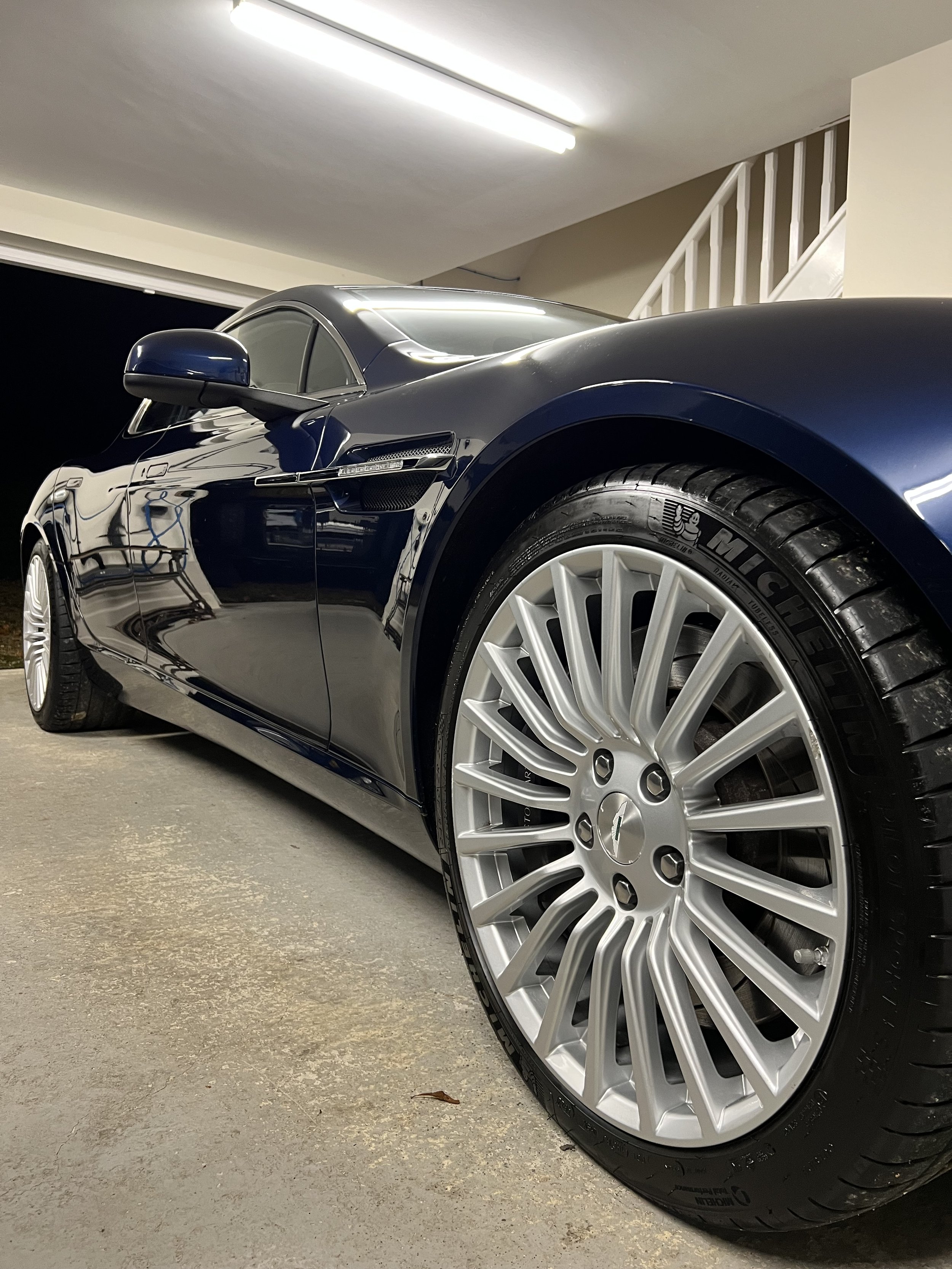 Aston Martin after full valet and detail and ceramic coating.