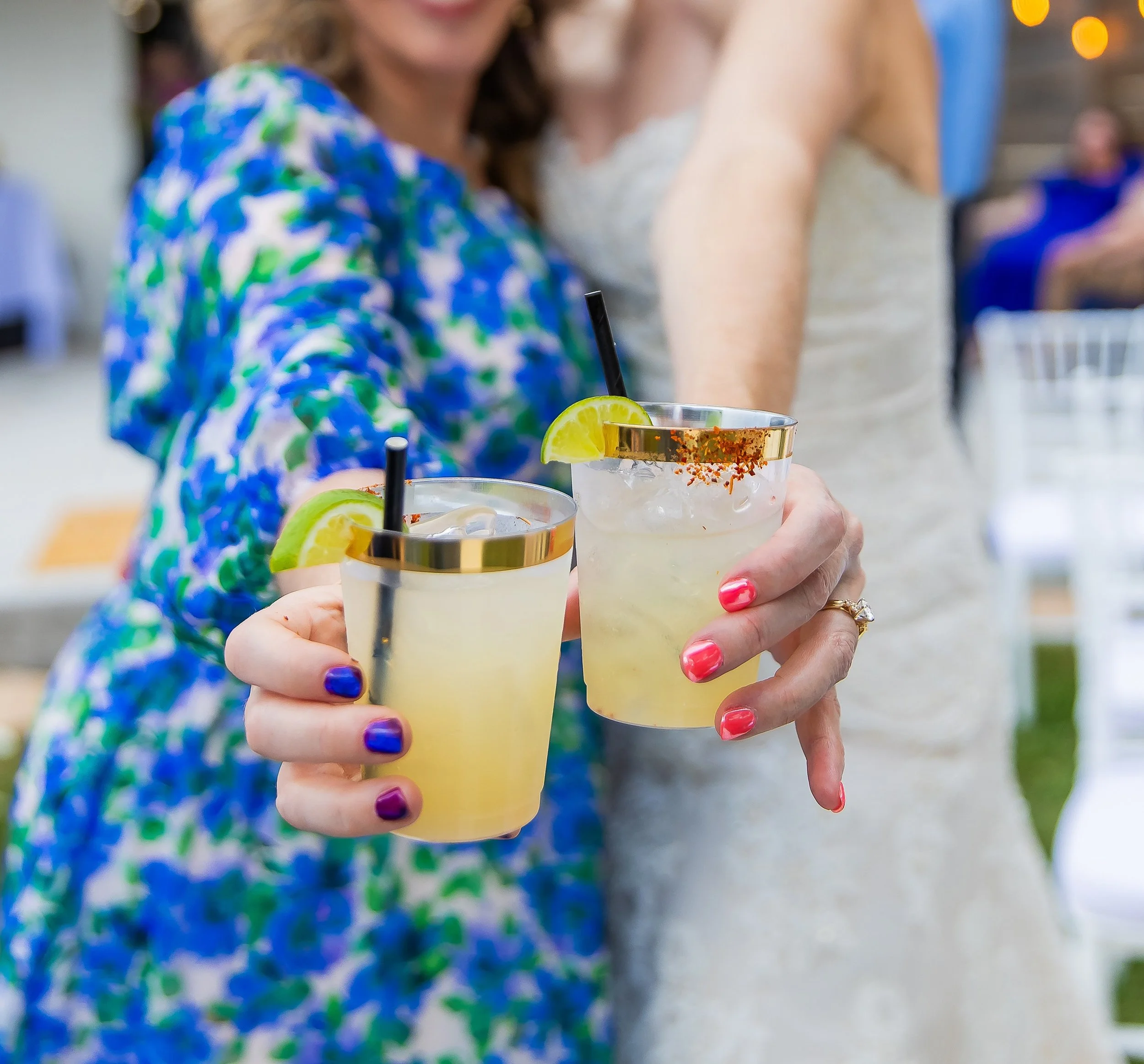 Custom Margaritas for a backyard wedding in Austin, TX