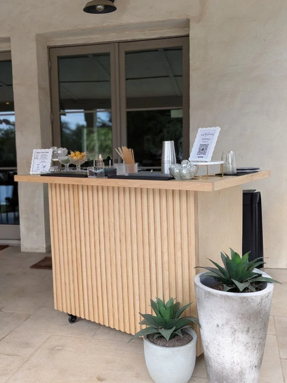  Signature cocktail bar setup for a bachelorette weekend in Dripping Springs 