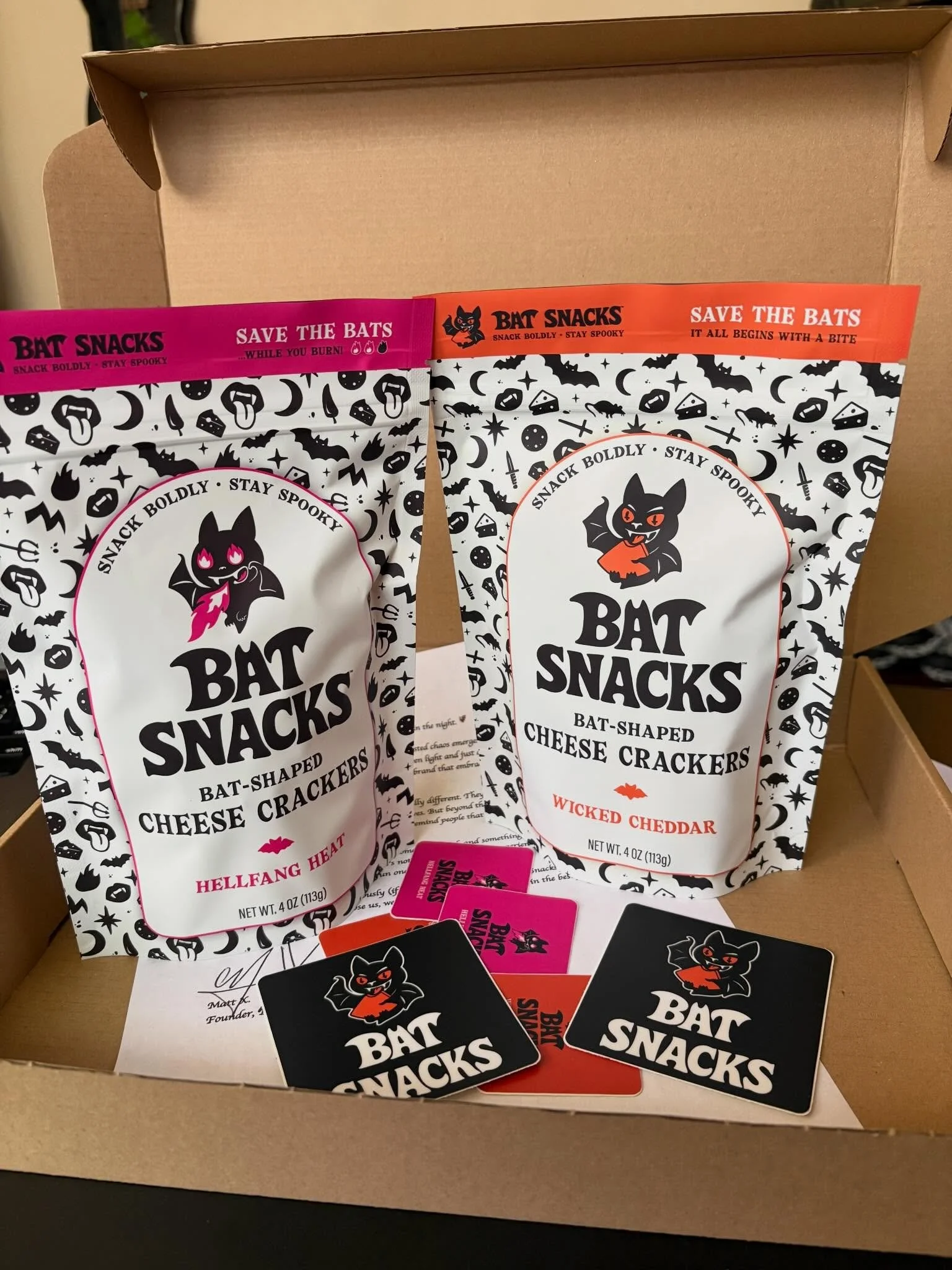 Wish us luck☘️, we&rsquo;re sending our bats out to be judged in the &ldquo;Shelfies&rdquo; with @startupcpg 

May we haunt the shelves and the hearts of then judges.🖤🦇🕸️