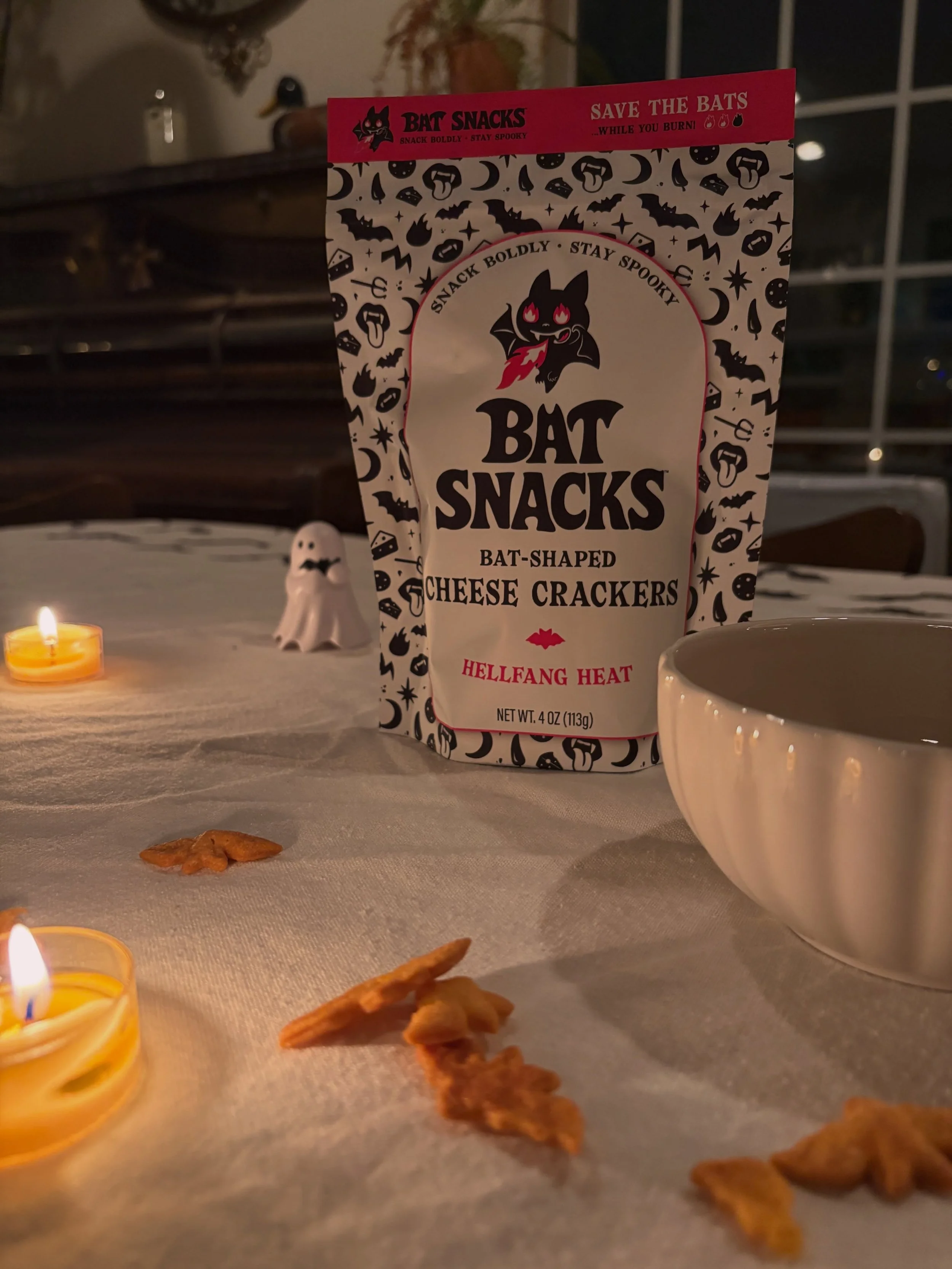 There ARE others among us who stay spooky 🦇as FRICK through the whole dang spring, winter, fall, and summer.🕸️

Thanks Clint for allowing this photo shoot at your dining room table. #friends 🖤

Like my paw paw always said: good friends and tasty b