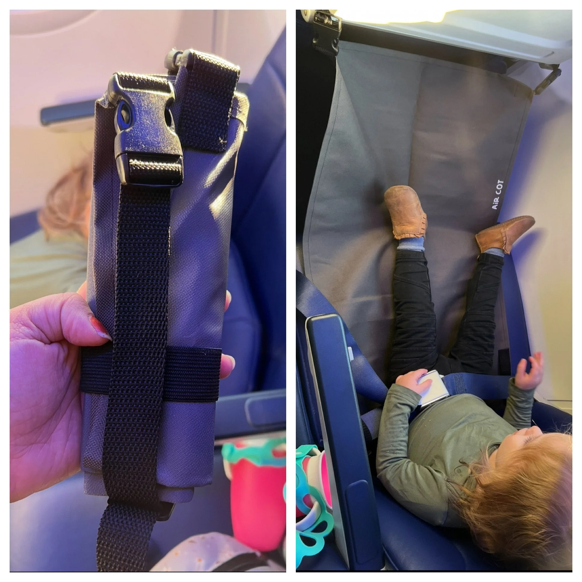 Two of my favorite Travel Essentials for Flying with Toddlers ✈️