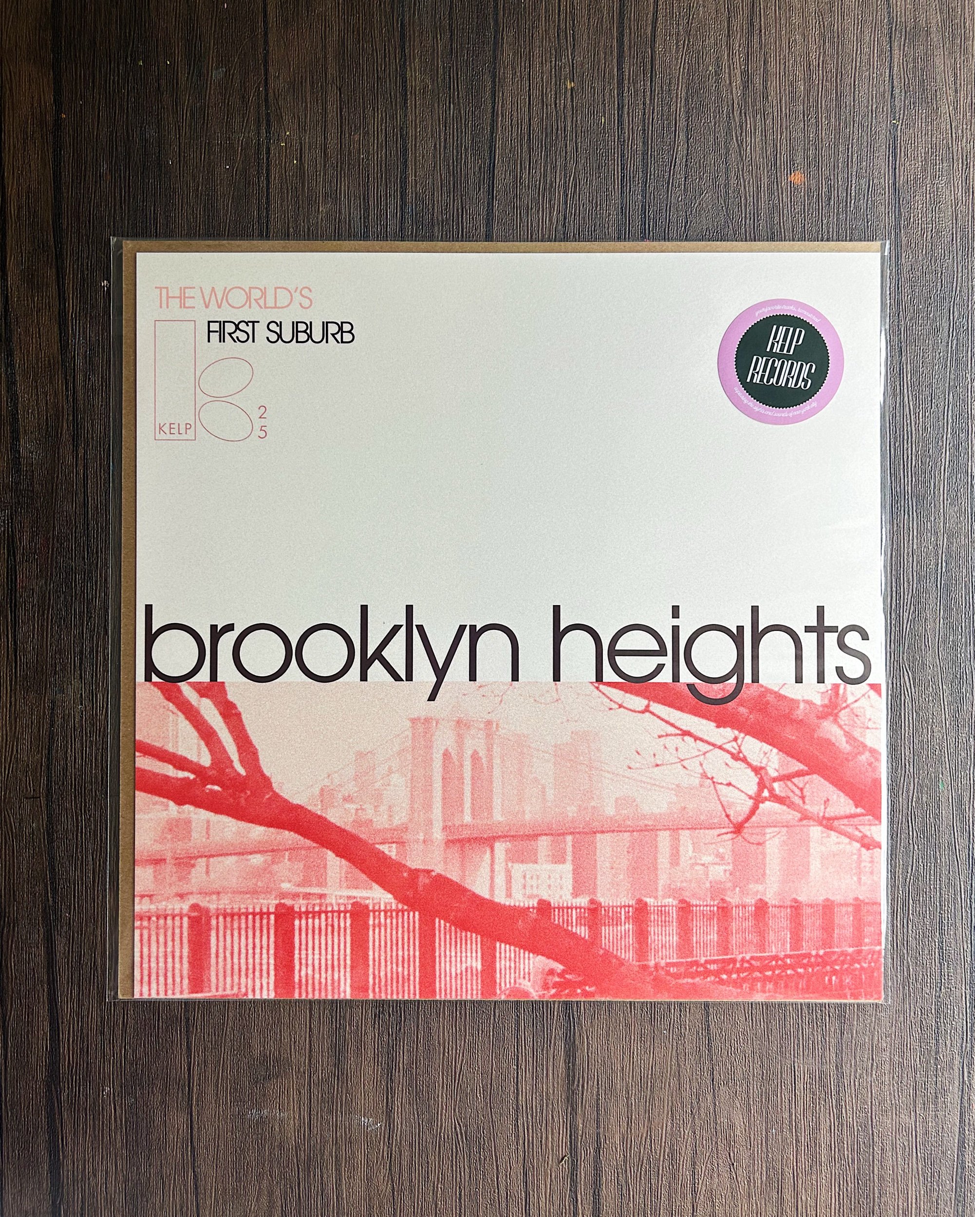 'KELP RECORDS' - Brooklyn Heights Print 12x12