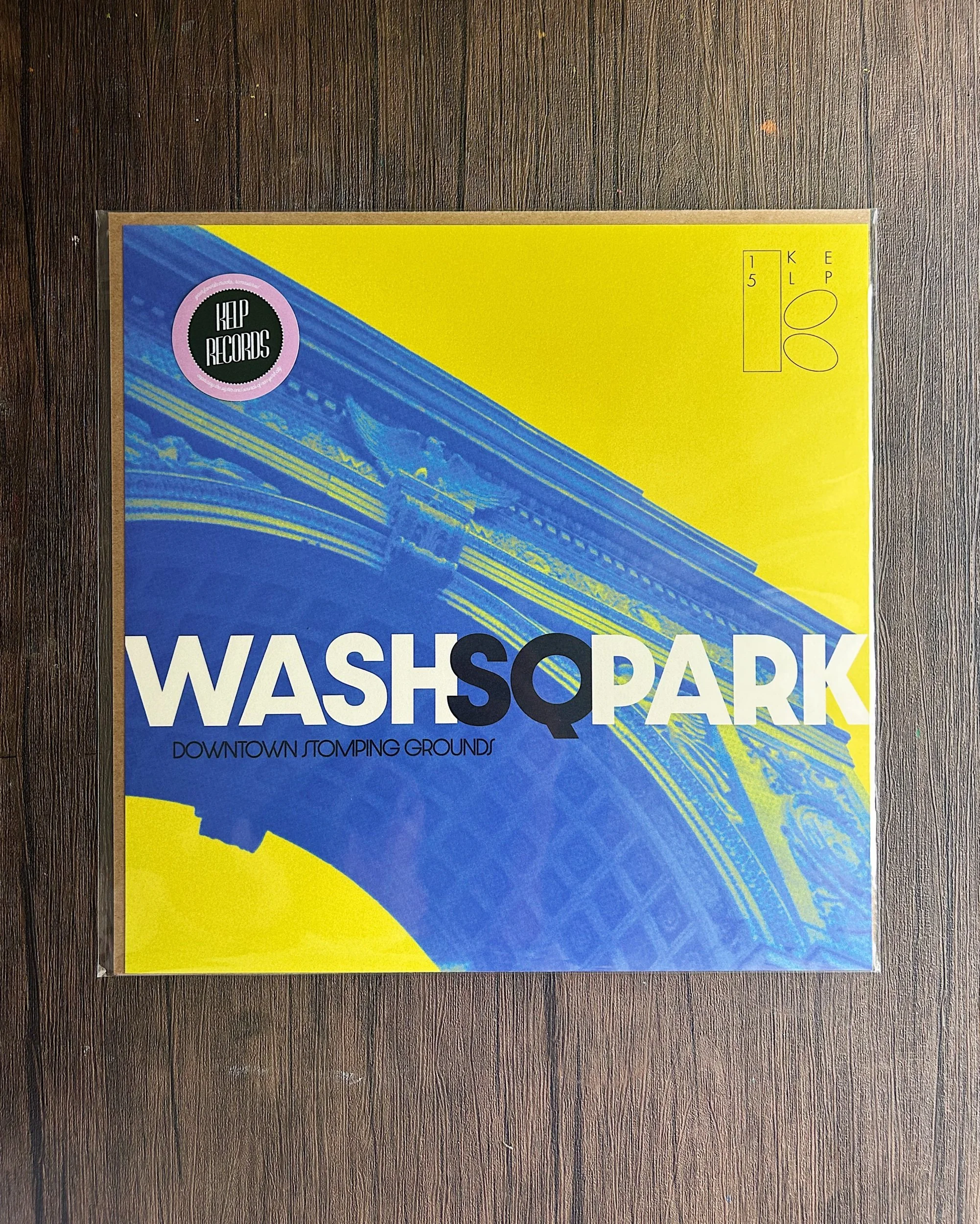 'KELP RECORDS' - Washington Square Park Print 12x12