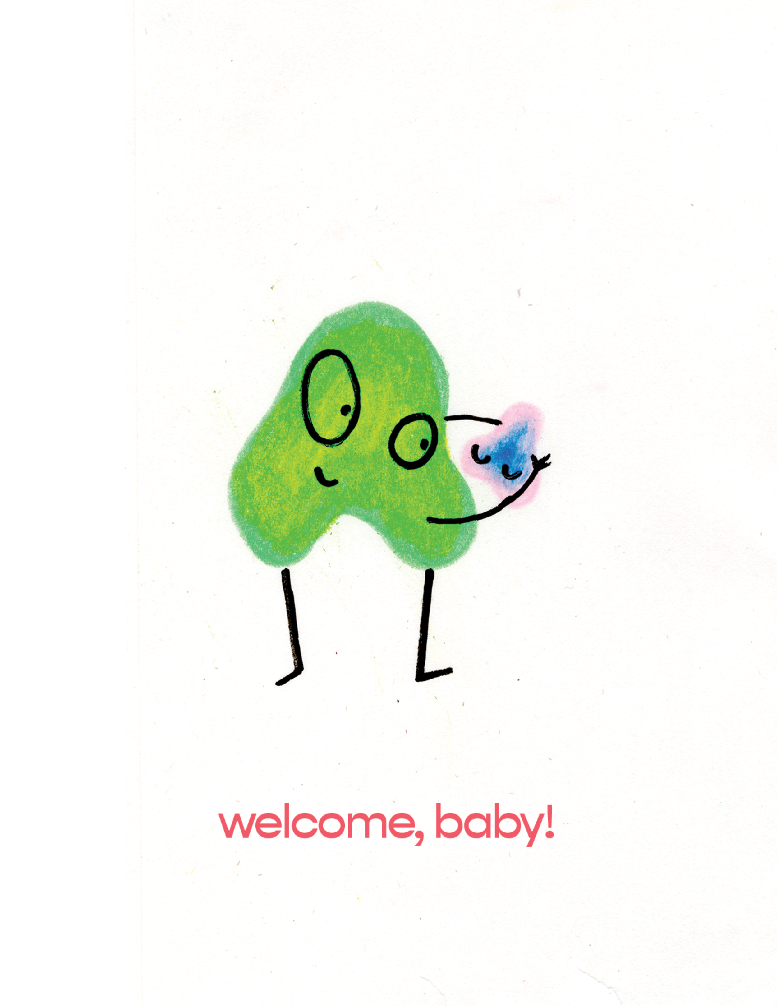 BABY BLOB! - greeting card