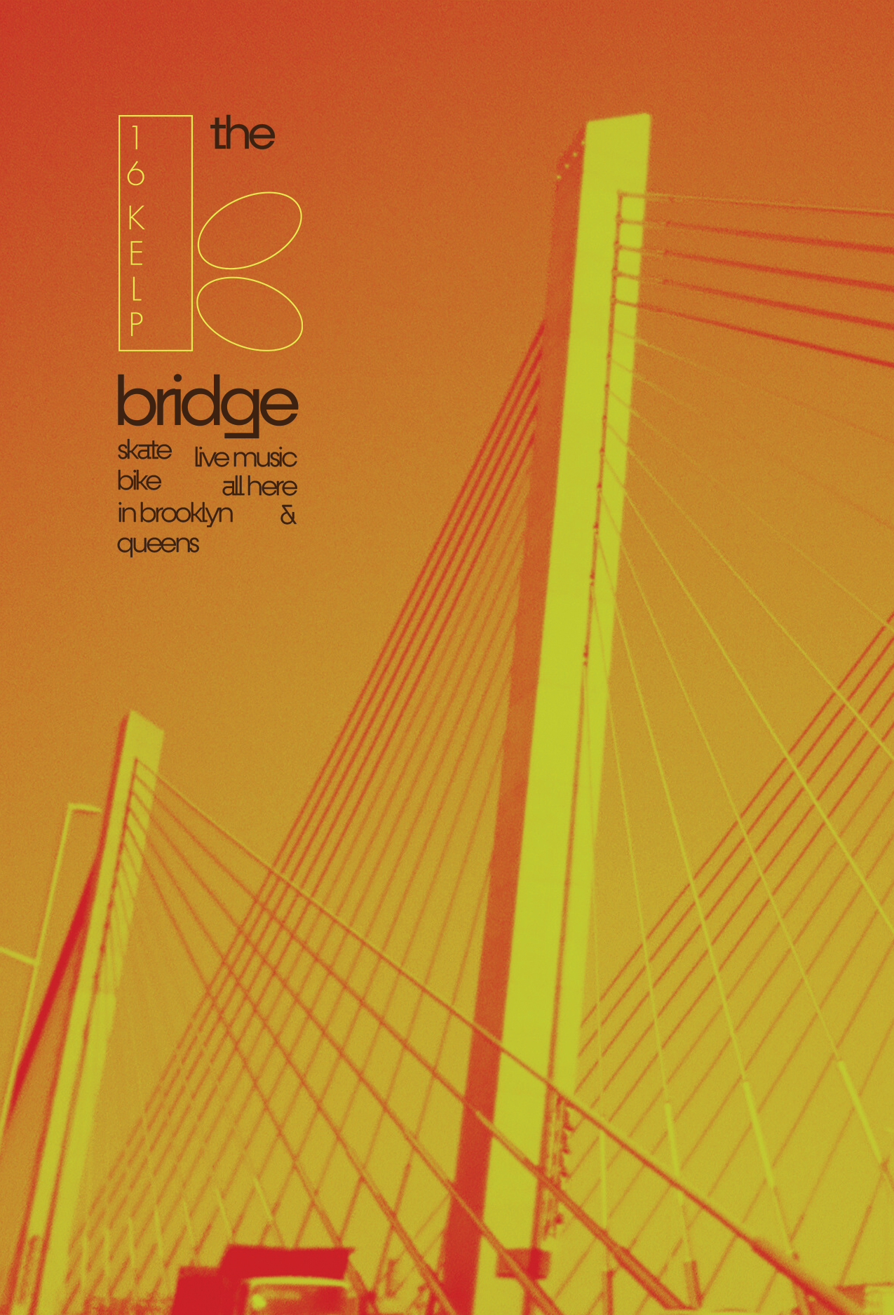 K Bridge Postcard - KELP RECORDS