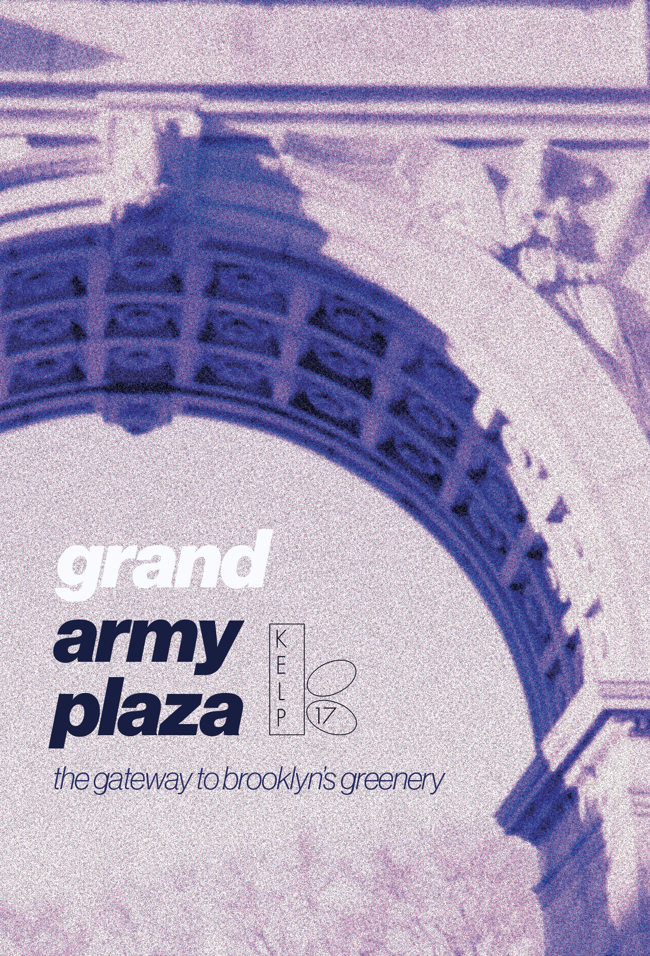 Grand Army Plaza BK Postcard - KELP RECORDS