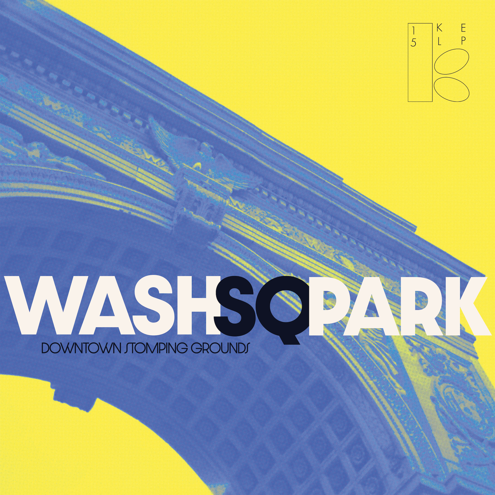 'KELP RECORDS' - Washington Square Park Print 12x12