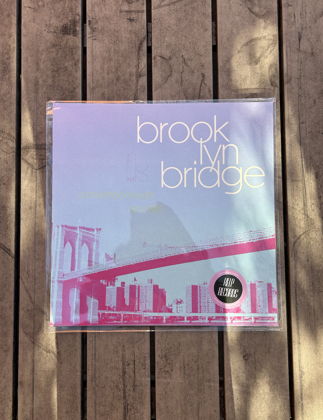 'KELP RECORDS' - Brooklyn Bridge Print 12x12