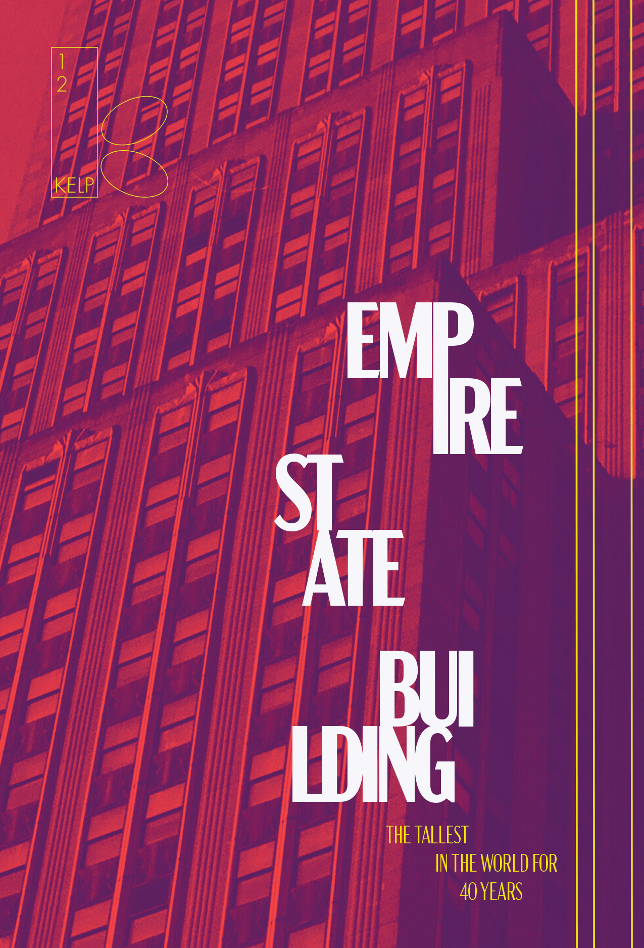 Empire State Building Postcard - KELP RECORDS