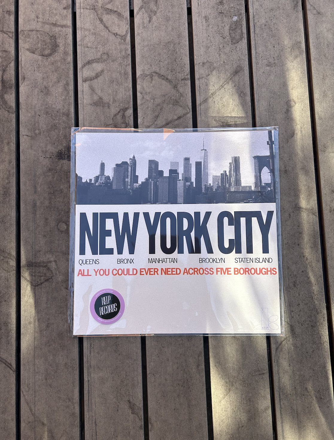 'KELP RECORDS' - New York City Print 12x12