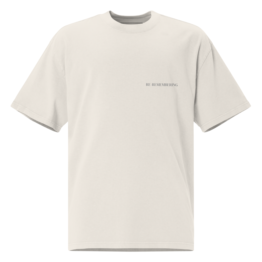 Unisex oversized faded t-shirt