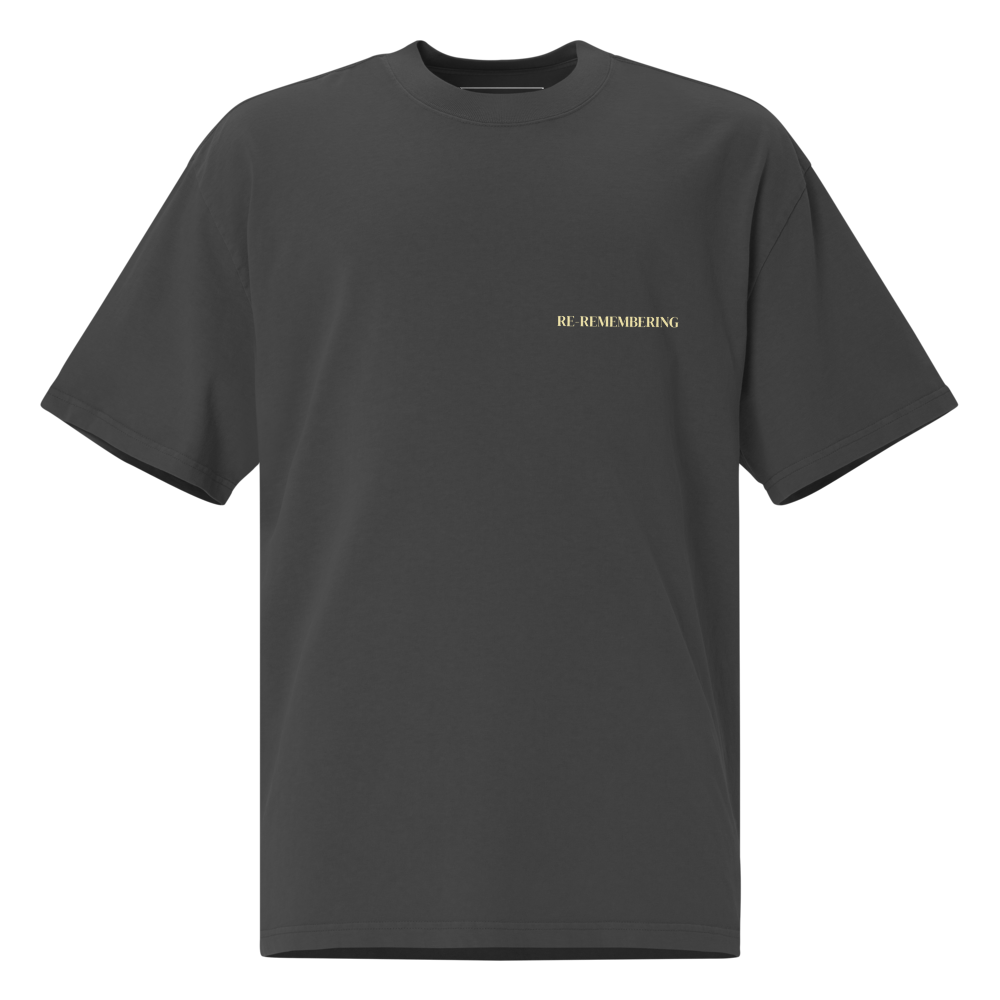 Unisex oversized faded t-shirt