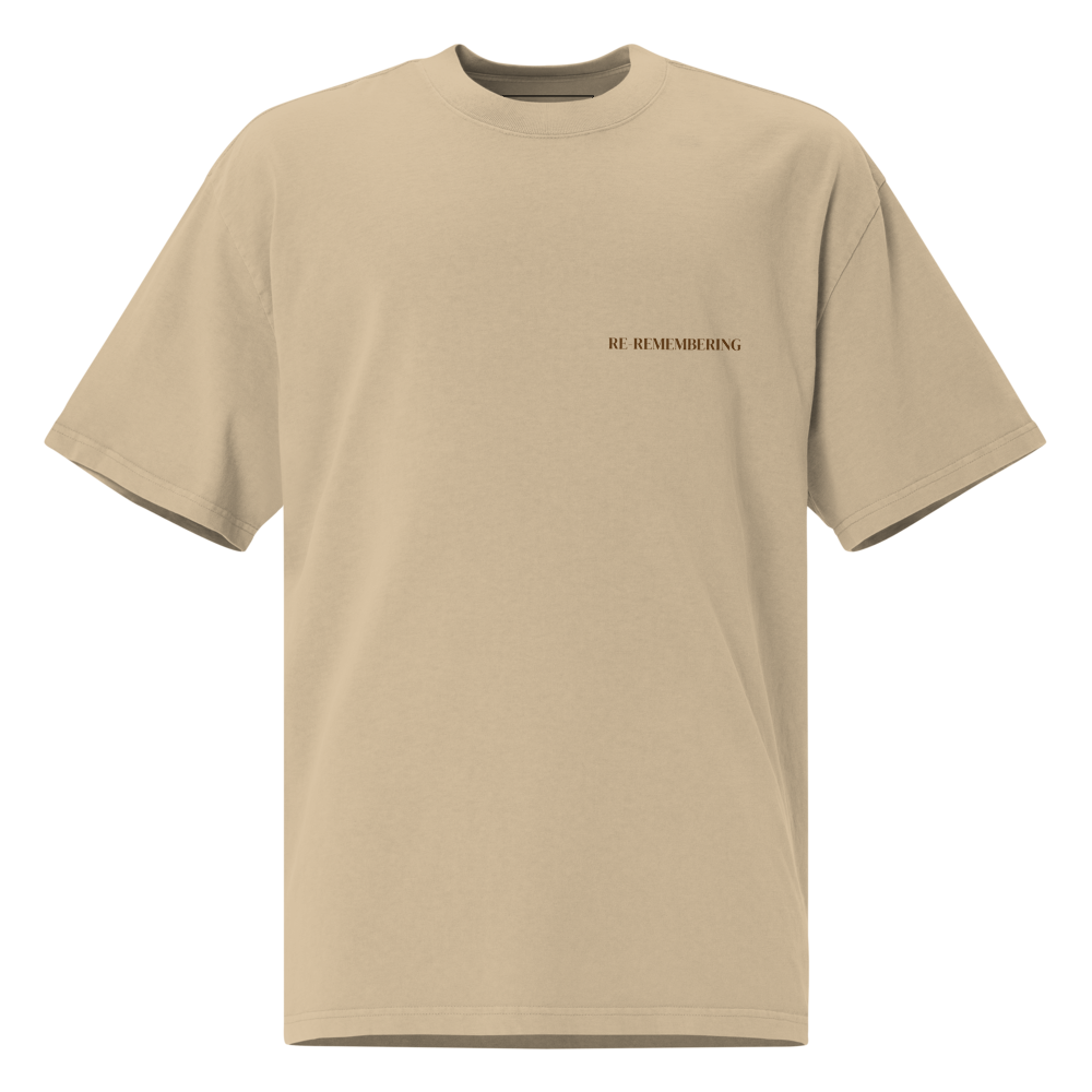 Unisex oversized faded t-shirt